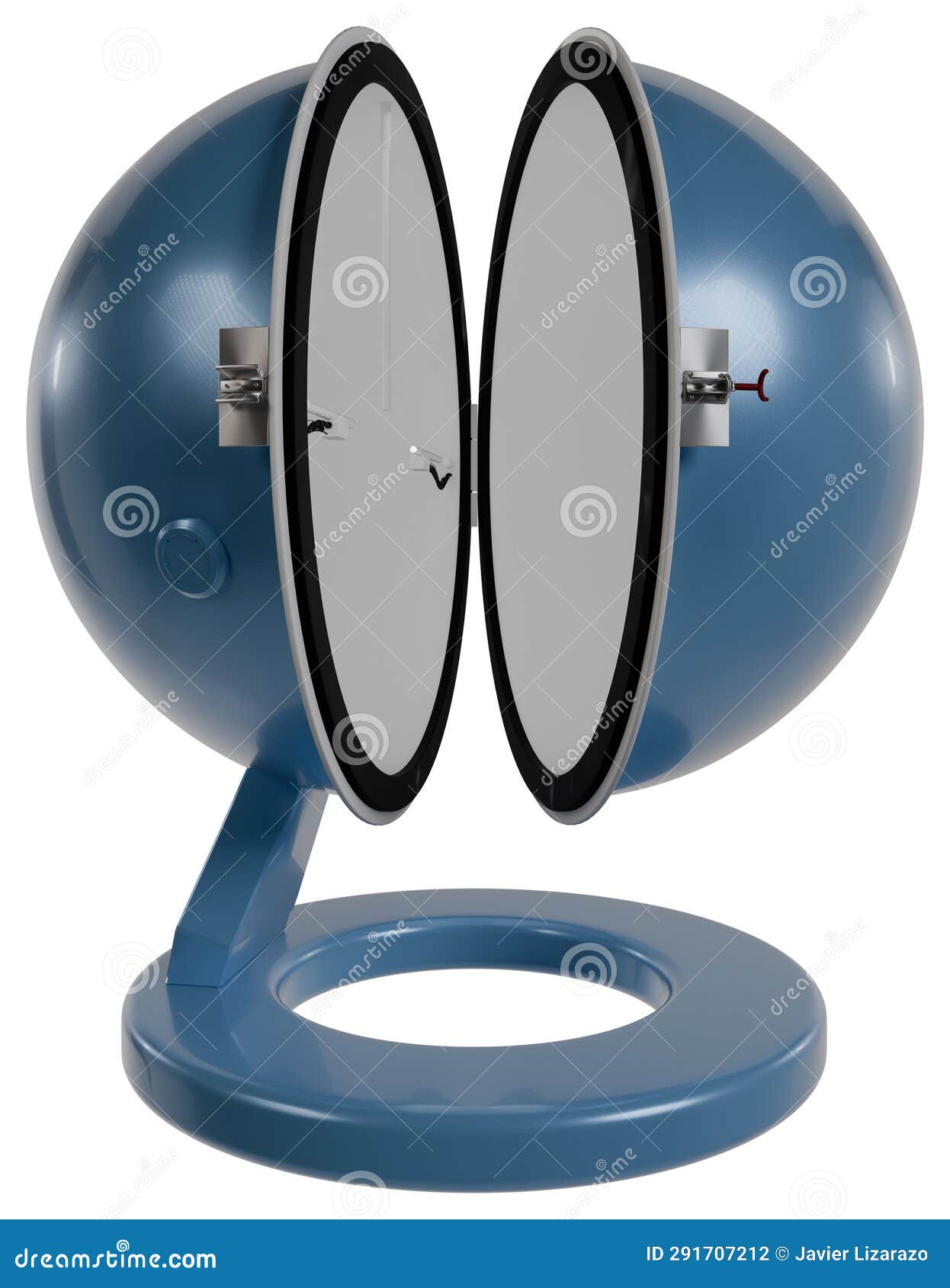 ulbricht sphere for luminous flux measurement front view esfera de ulbricht para la mediciÃÂ³n del flujo luminoso vista frontal