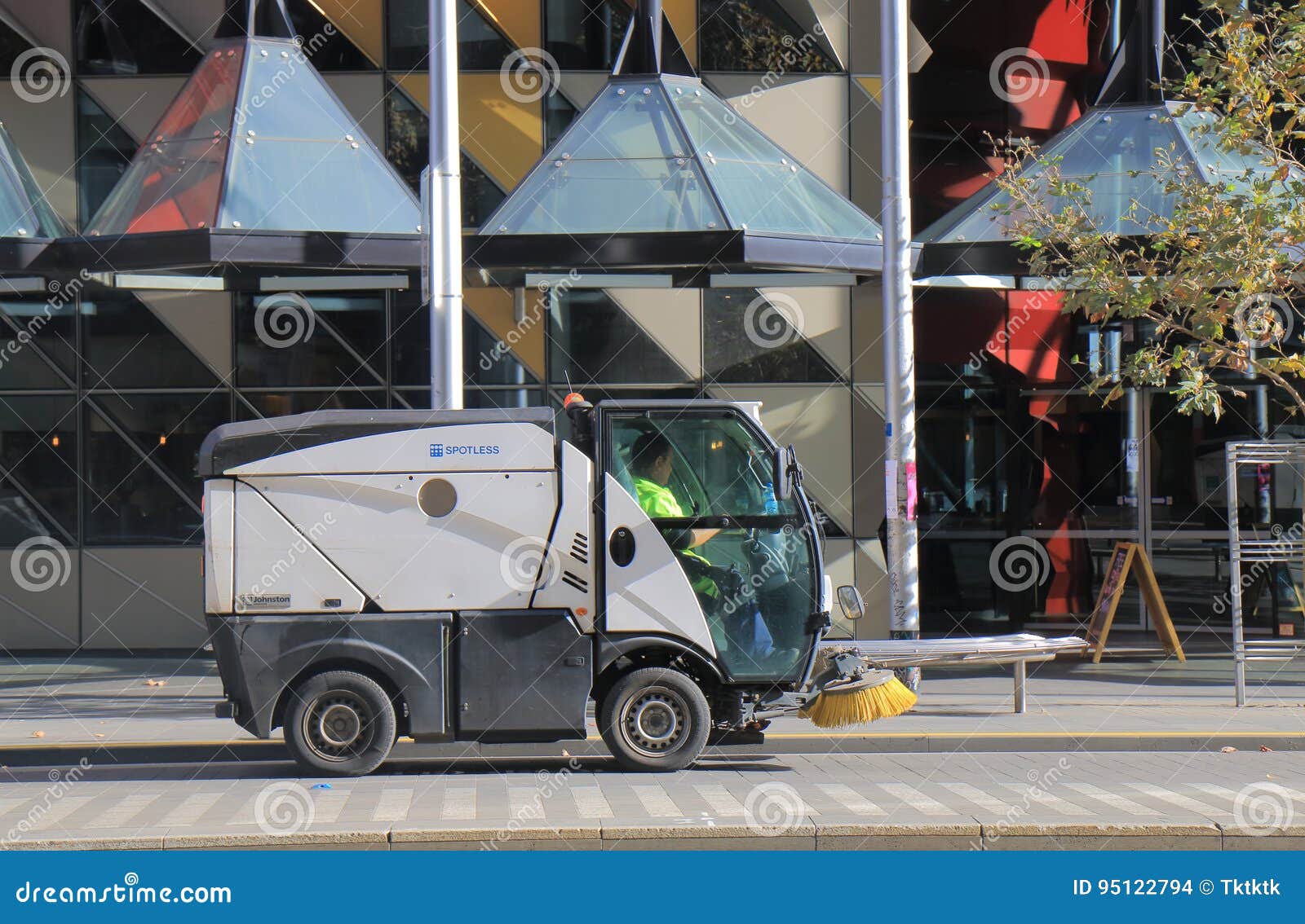 Uliczny Cleaner Melbourne Australia Obraz Stock Editorial Obraz