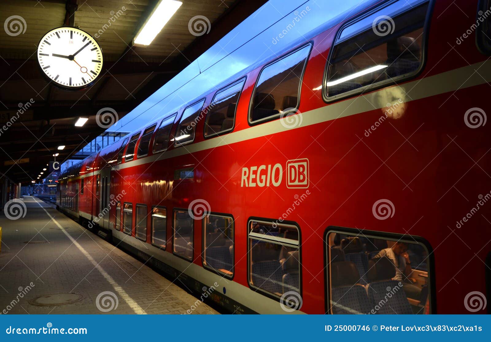 Ulm at the station editorial photo. Image of platform 25000746