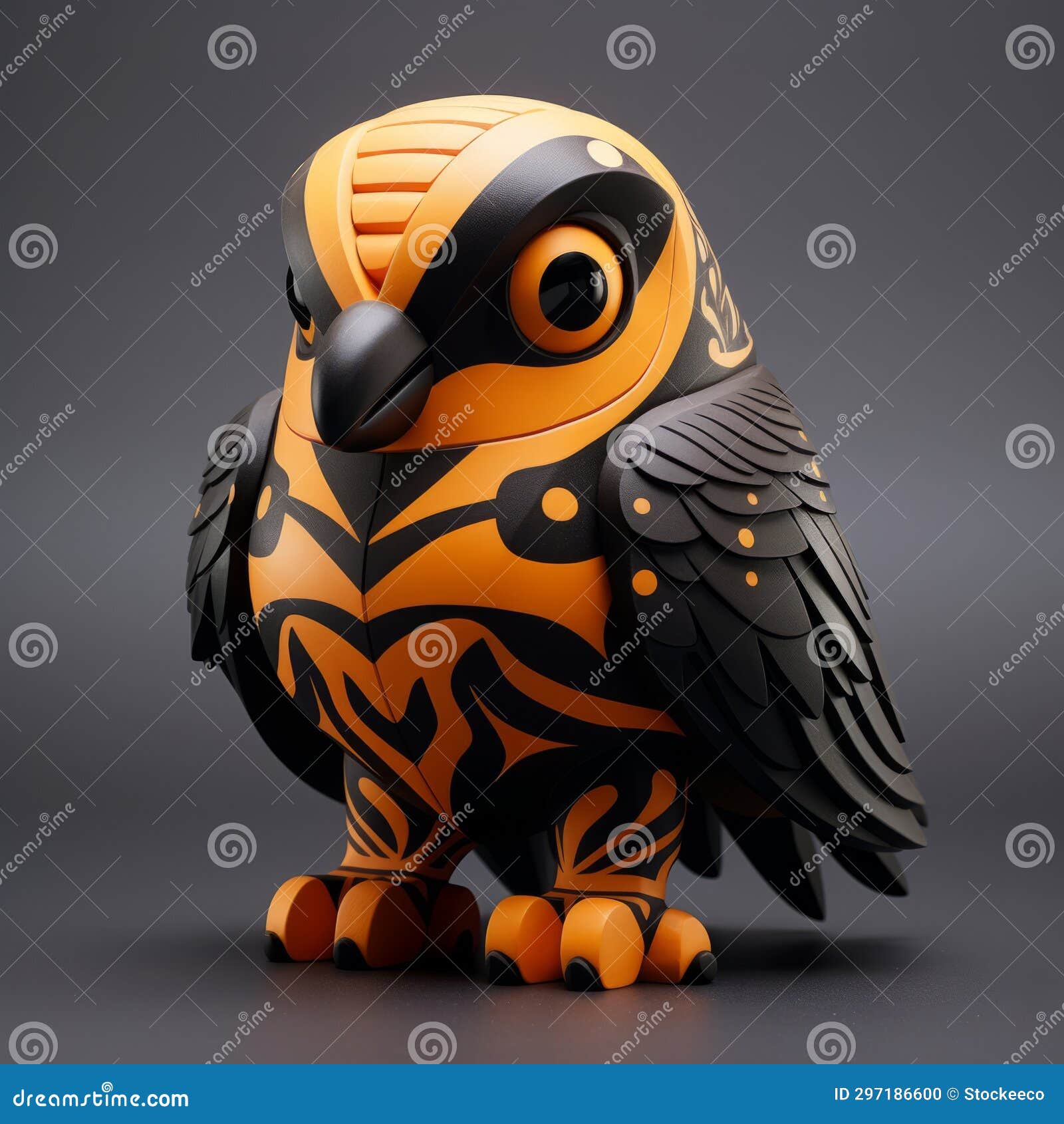 ultra detailed toy owl in the style of peter mohrbacher