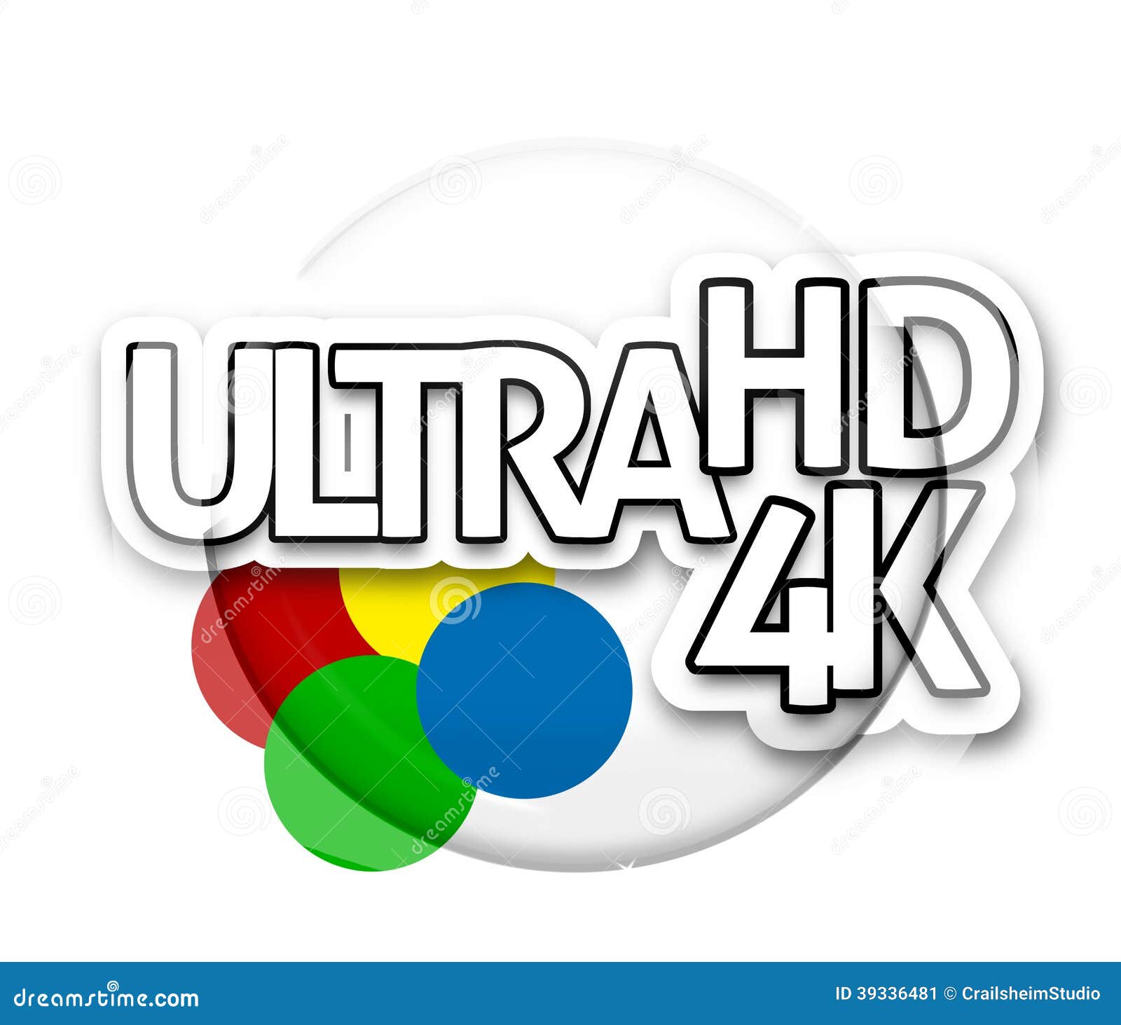 Ultra HD 4K. Ultra projeto fresco criativo de HD 4K