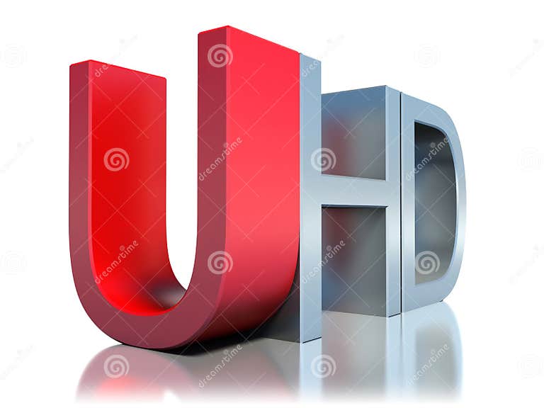 Ultra High Definition Television Technology Concept Stock Illustration Illustration of concept