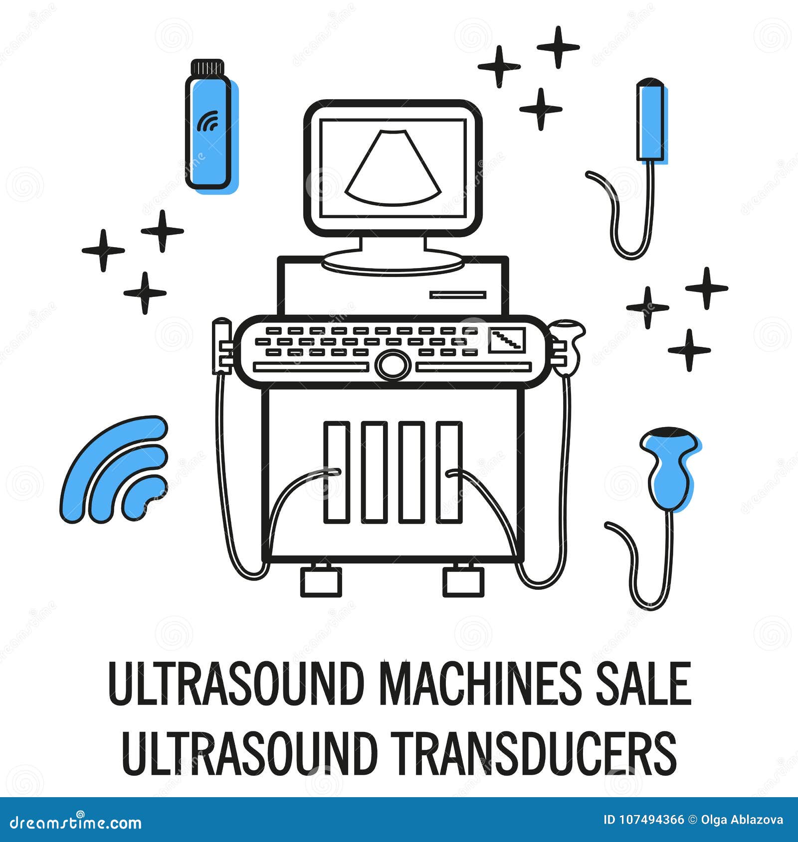 ultrasound machine diagram