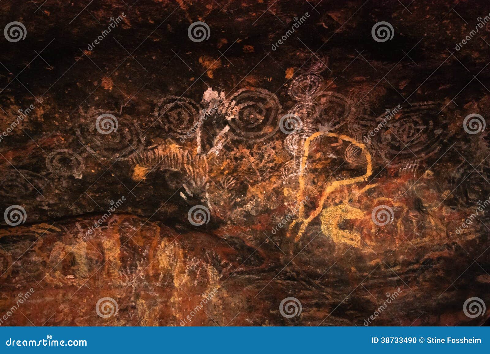 Aboriginal Cave Drawings Royalty Free Stock Image CartoonDealer com