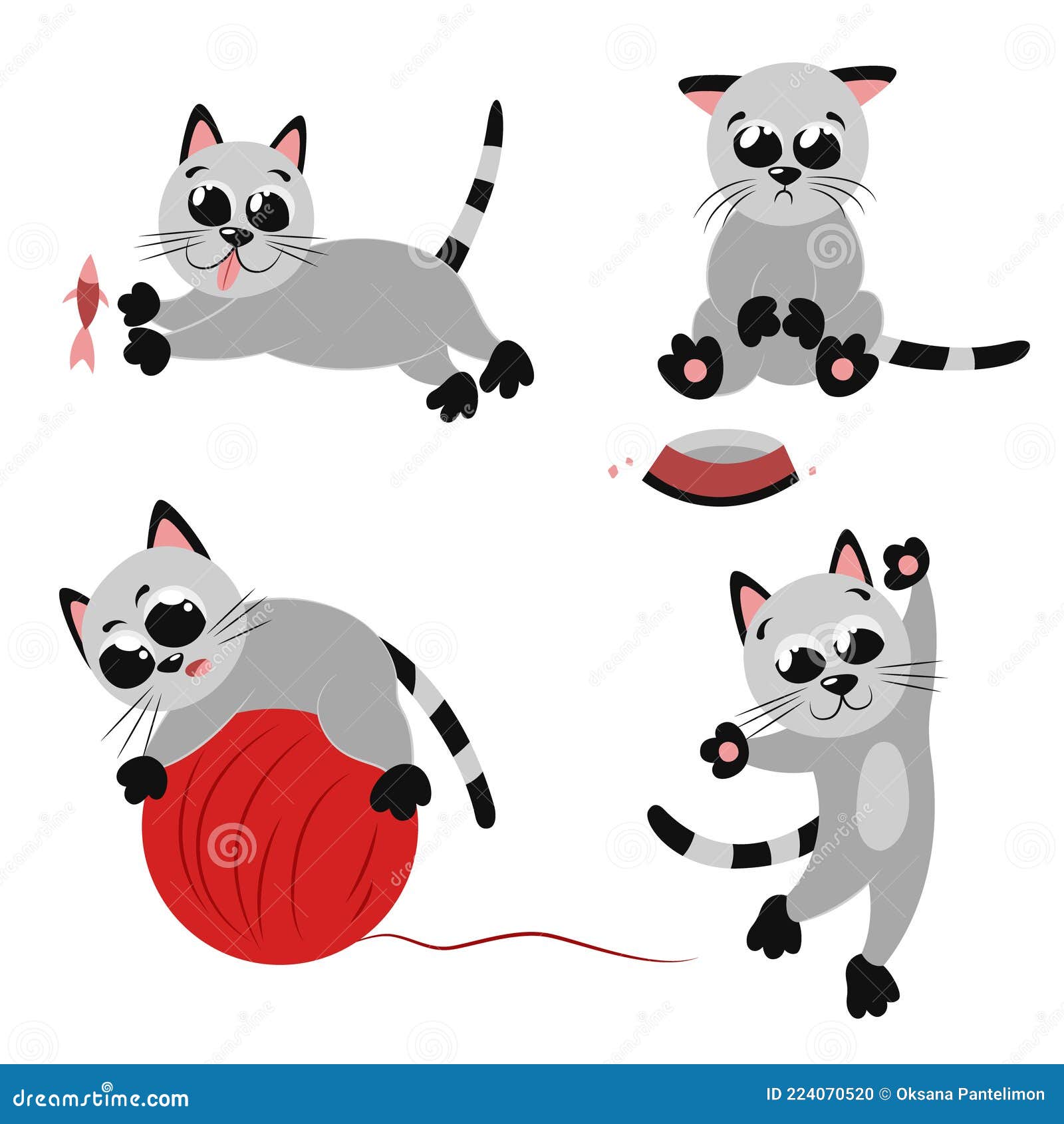 Um Conjunto De Gatinhos Fofos. Coleção Com Jogos E Atividades Diversas De  Gatos Ilustração do Vetor - Ilustração de atividades, liso: 224070520