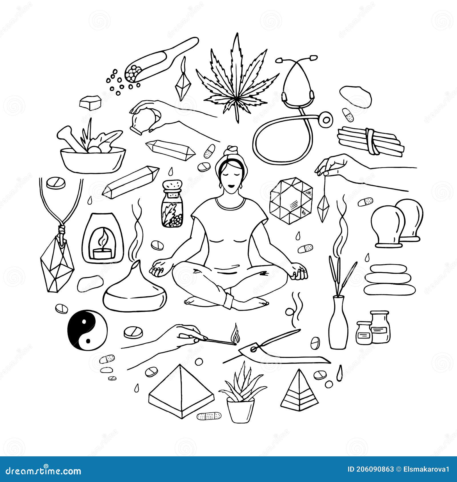 Mão Desenhada Homem Fazendo Yoga PNG Imagens Gratuitas Para Download -  Lovepik