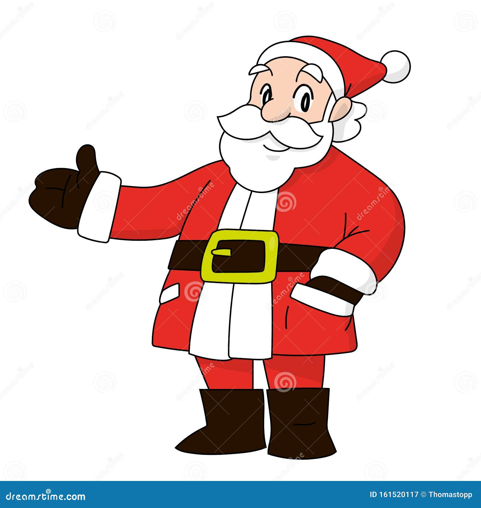 fofo papai noel em pé e dizendo ho ho ho cartoon ilustração 13861662 PNG