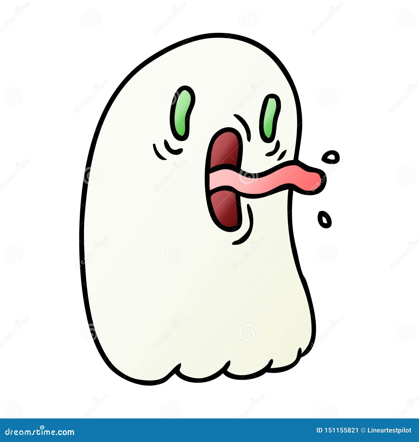 Vetores de Kawaii De Desenho Animado Fantasma Isolado e mais imagens de  Assustador - Assustador, Clip Art, Colômbia - iStock
