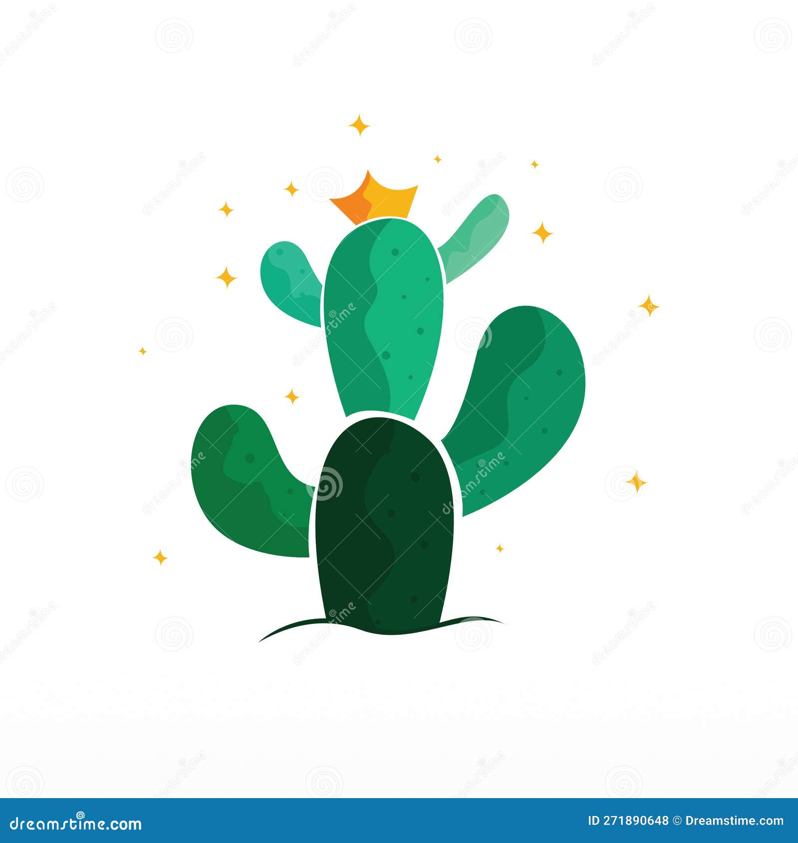 Um Desenho De Logotipo Simples De Um Cacto Ilustração Stock - Ilustração de  deserto, arte: 271890624