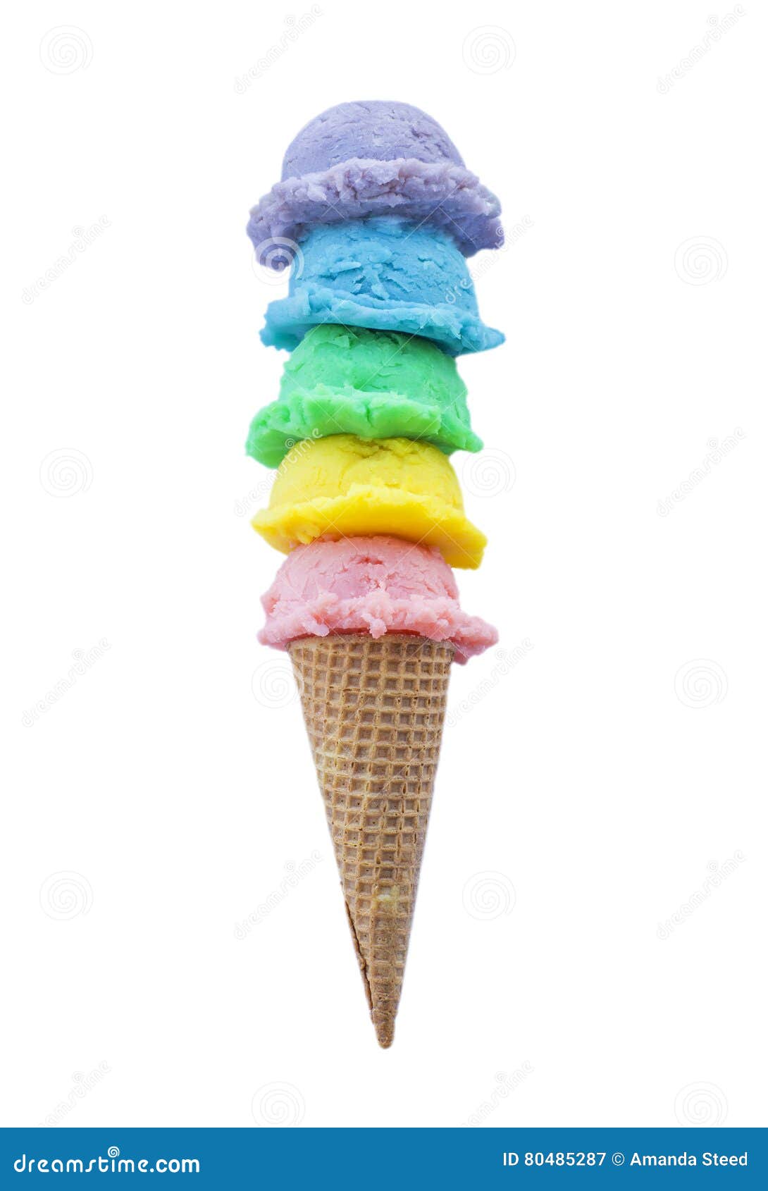 Um grande cone de gelado imagem de stock. Imagem de lanche 80485287