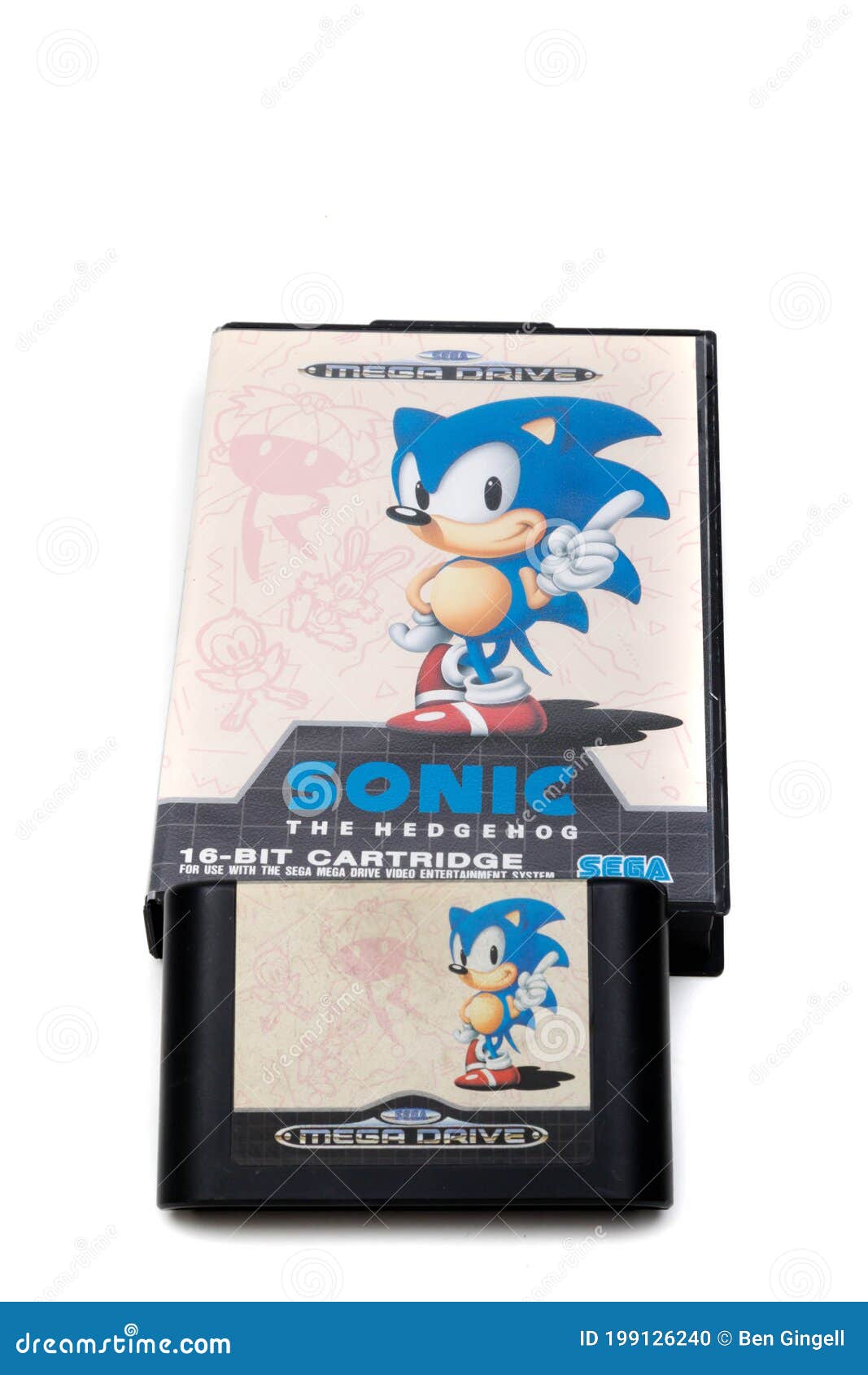 Jogo - Sonic The hedgehog - Sega Mega Drive