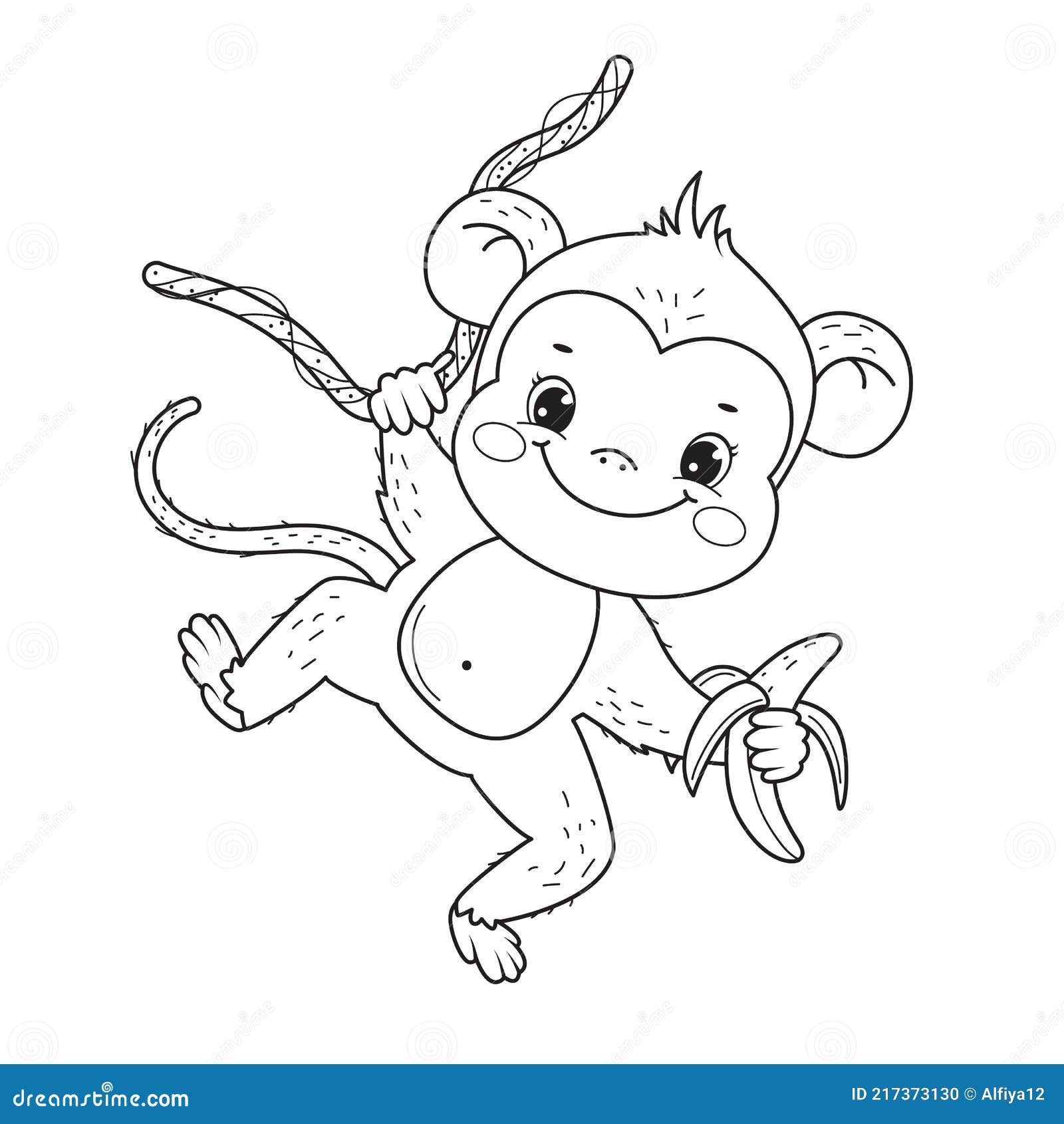 Desenho de macaco, desenho infantil para colorir - Desenhos Para Colorir