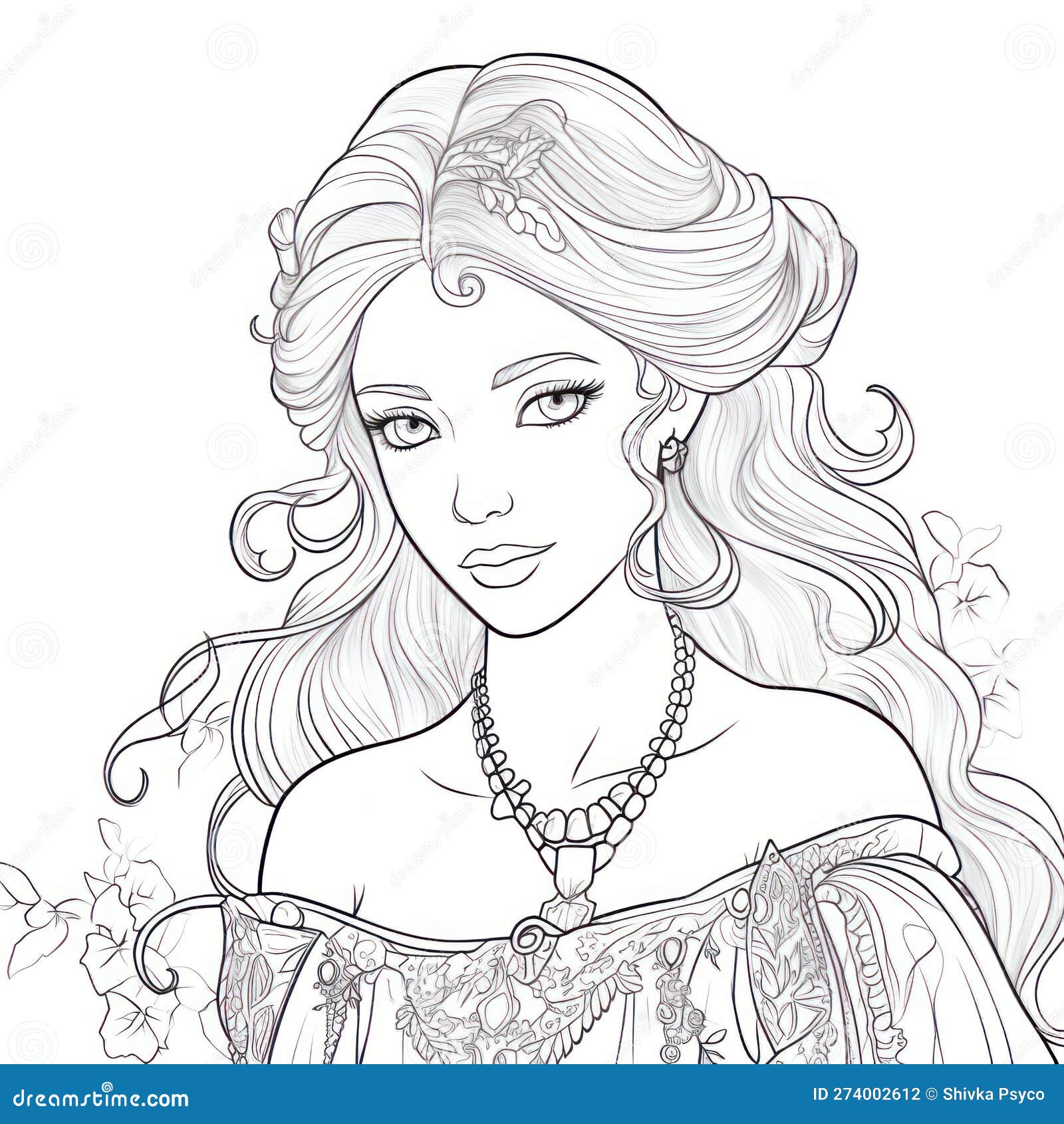 Desenhos princesa colorir Fotos de Stock, Desenhos princesa
