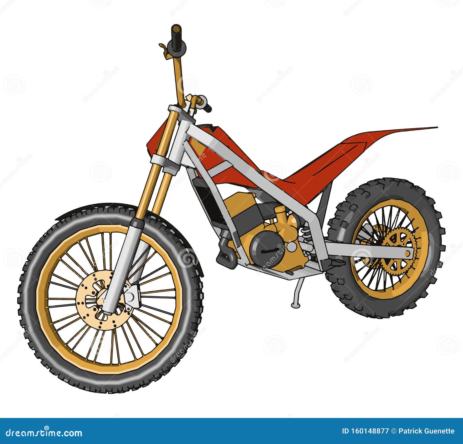 Motociclo Com Uma Página De Coloração Do Veículo Ilustração do Vetor -  Ilustração de motor, moto: 251670507