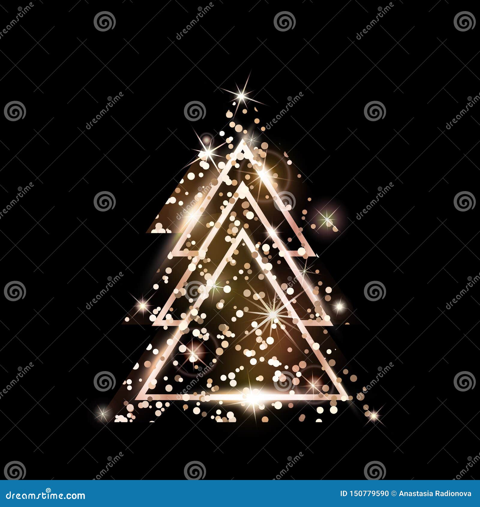 Uma árvore De Natal Geométrica Rose Gold Glitter Ilustração do Vetor - Ilustração de textura, poeira: 150779590 Uma árvore De Natal Geométrica Rose Gold Glitter Ilustração do Vetor - Ilustração de textura, poeira: 150779590
