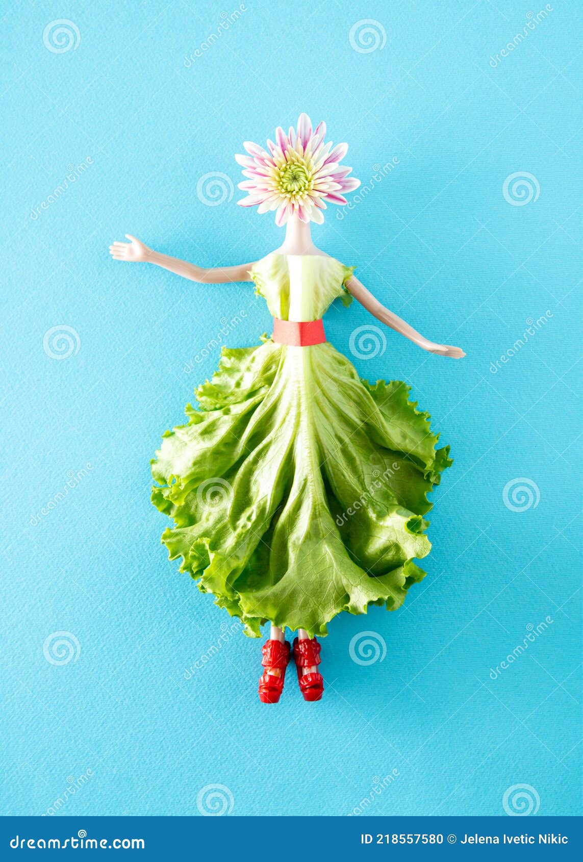 ROUPA BONECA - VESTIDO SALADA DE FRUTA