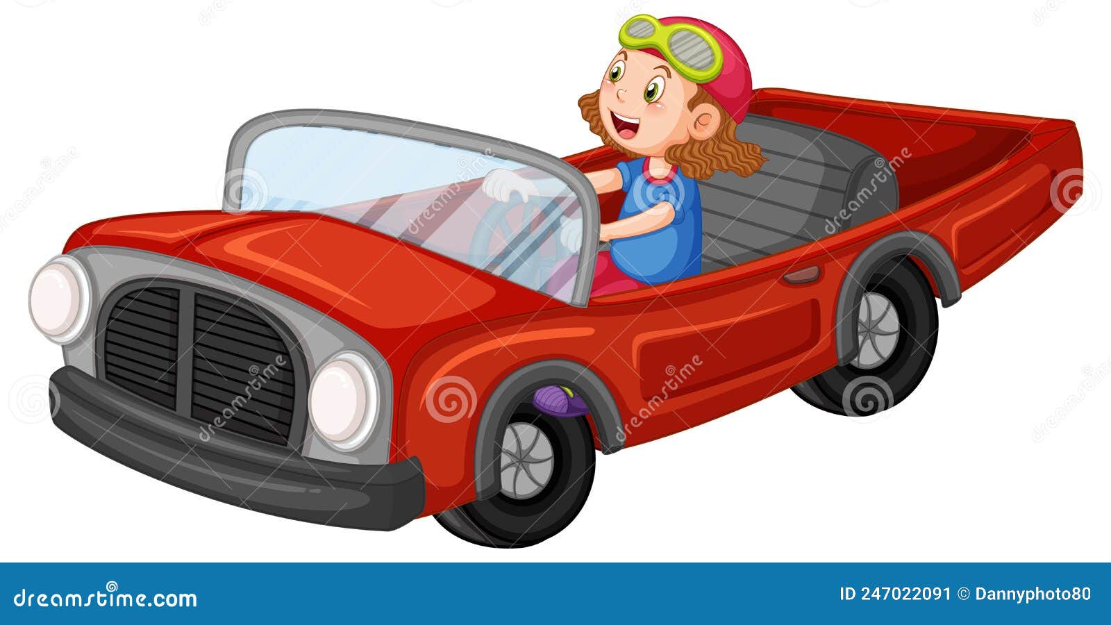 Desenho Animado Cena Jovem Perto Carrinho Mão Trator Carro Para fotos,  imagens de © illustrator_hft #196163674