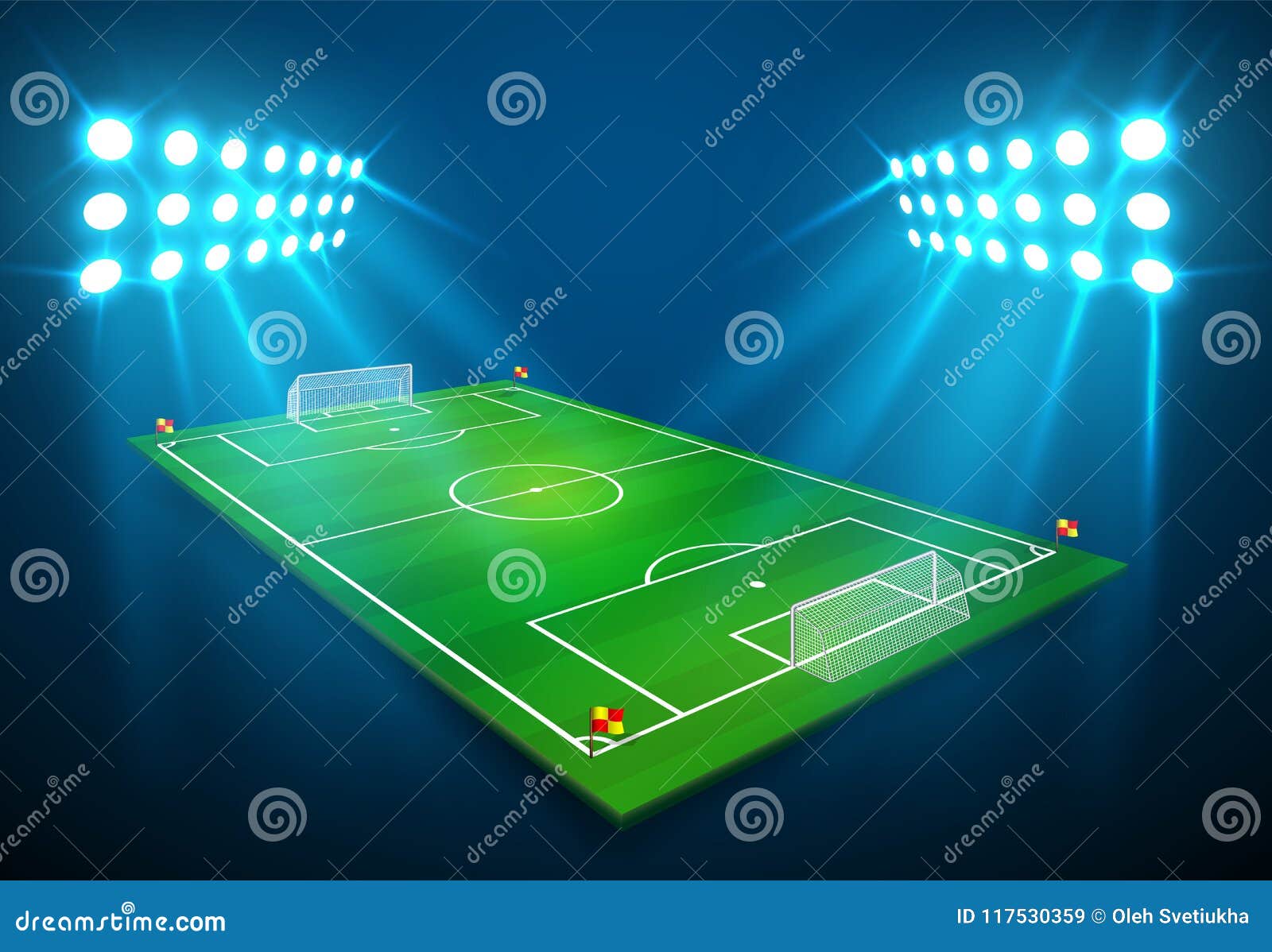 Vetores de As Pessoas Jogando Futebol No Campo De Ilustração De Vetores e  mais imagens de Brilhante - Luminosidade - iStock