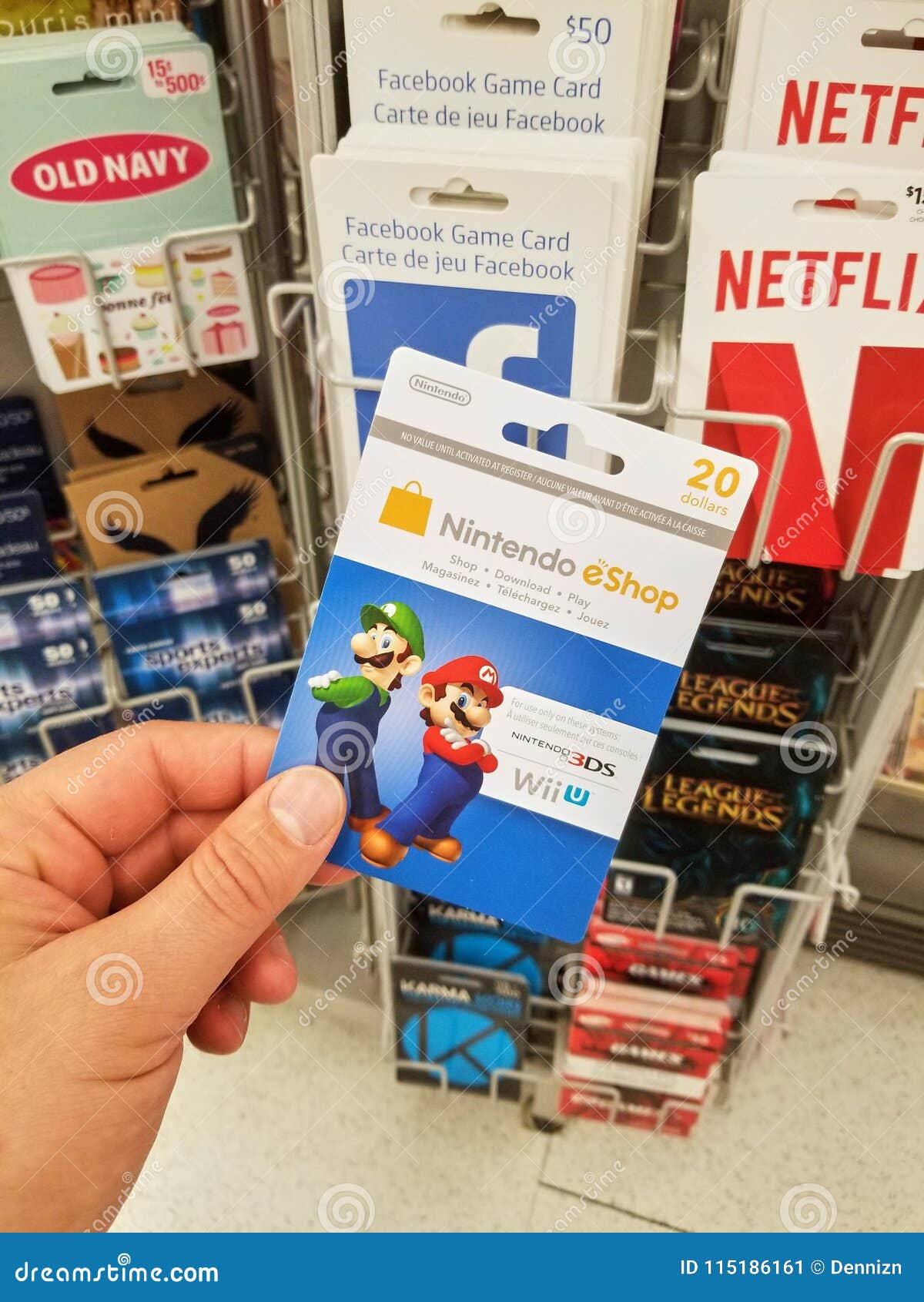 Cartão Nintendo Switch 3ds Wii U Eshop Card Usa 5 Dólares