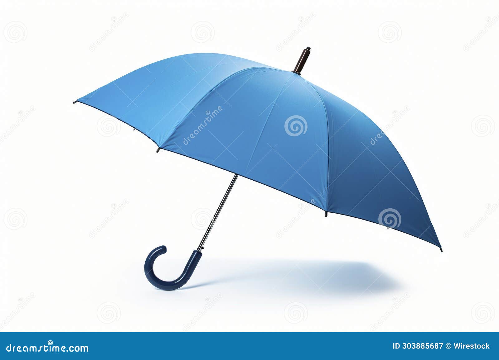 A Umbrella with Black Handle Sits on a Plain Surface in the Sun Stock Image Image of elegant