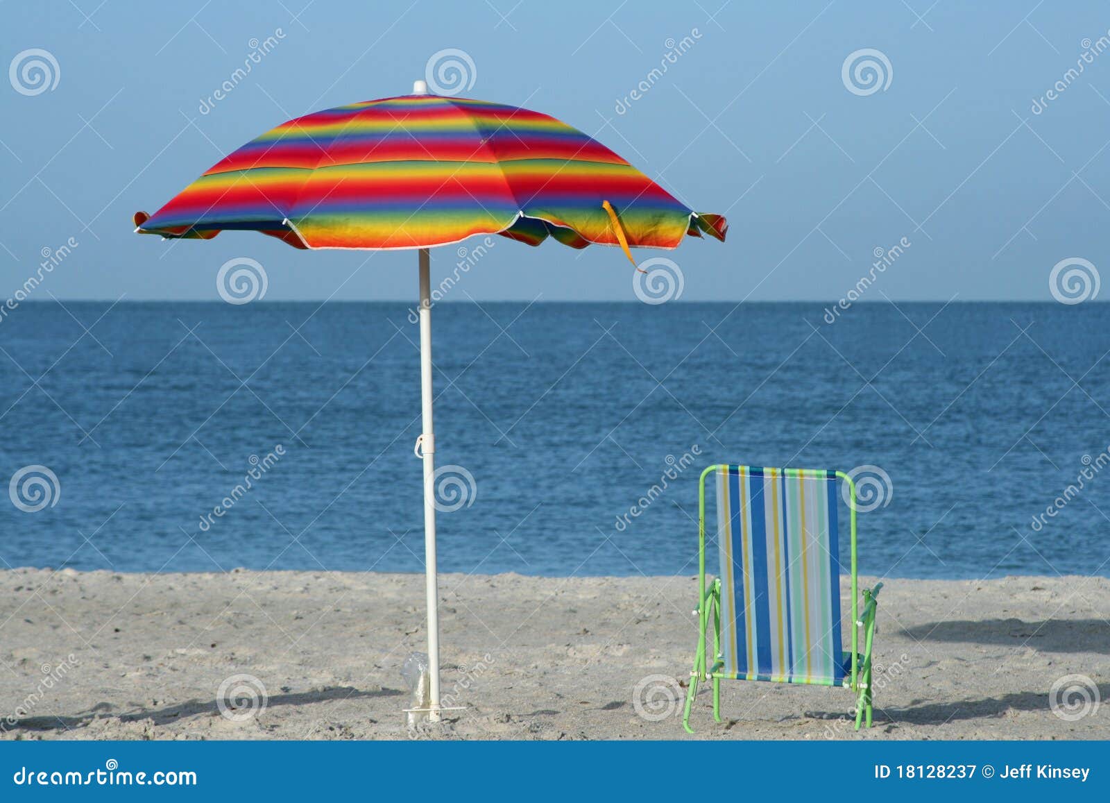 Umbrella and Chair stock image. Image of scenic, tropical - 18128237