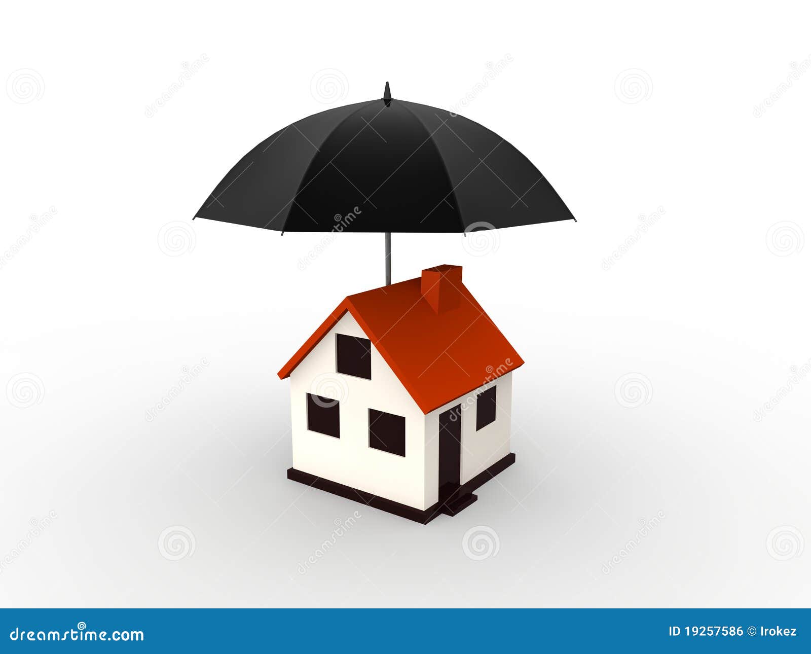 Umbrella concept stock illustration. Illustration of business 19257586