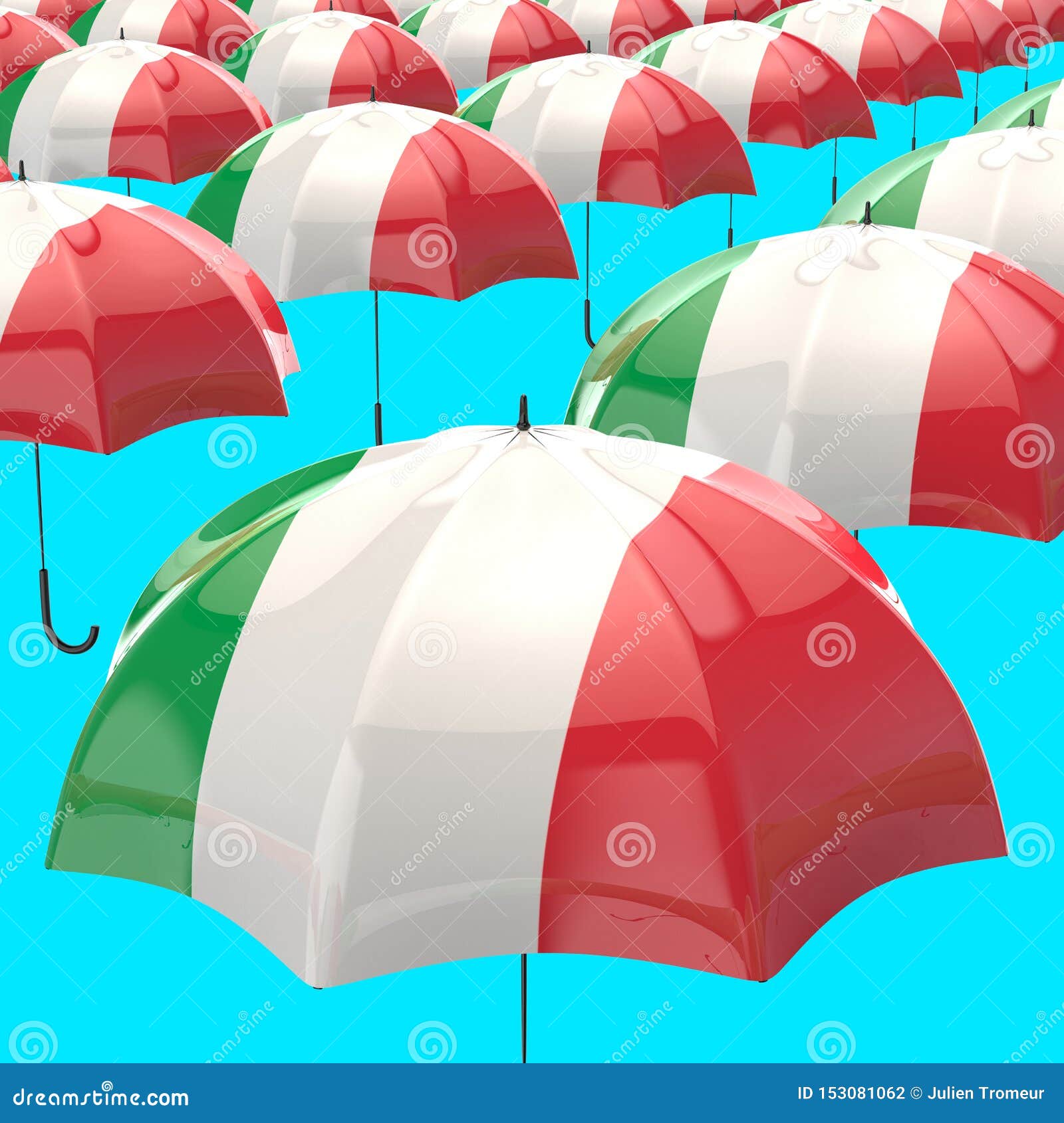 Umbrella Concept 3D Illustration Stock Illustration Illustration of