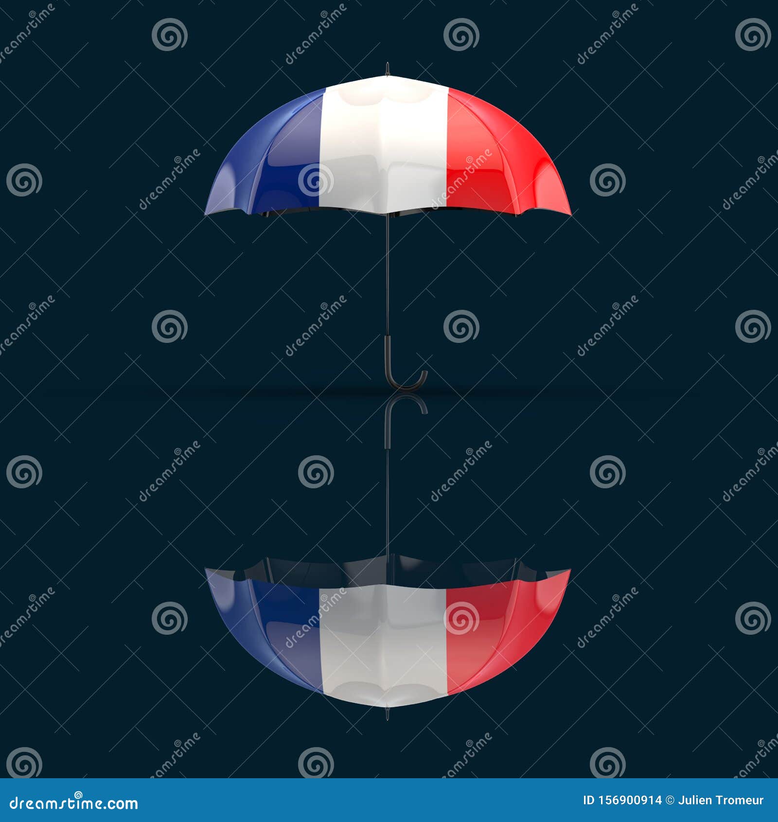 Umbrella Concept 3D Illustration Stock Illustration Illustration of