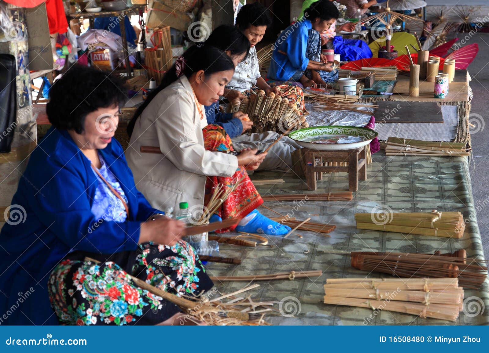 Umbrella Factory editorial image. Image of paint, oriental 16508480