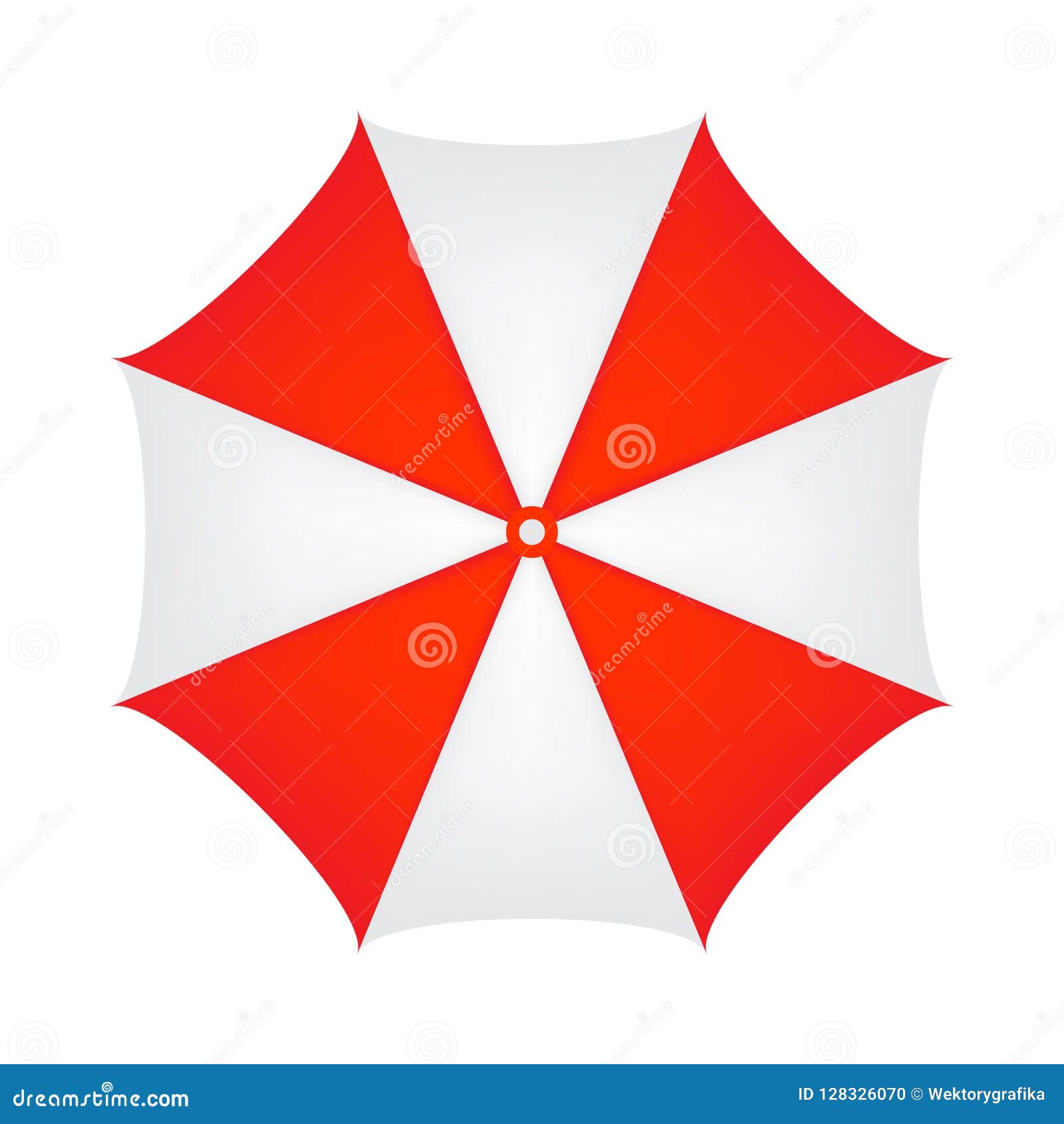 top of umbrella