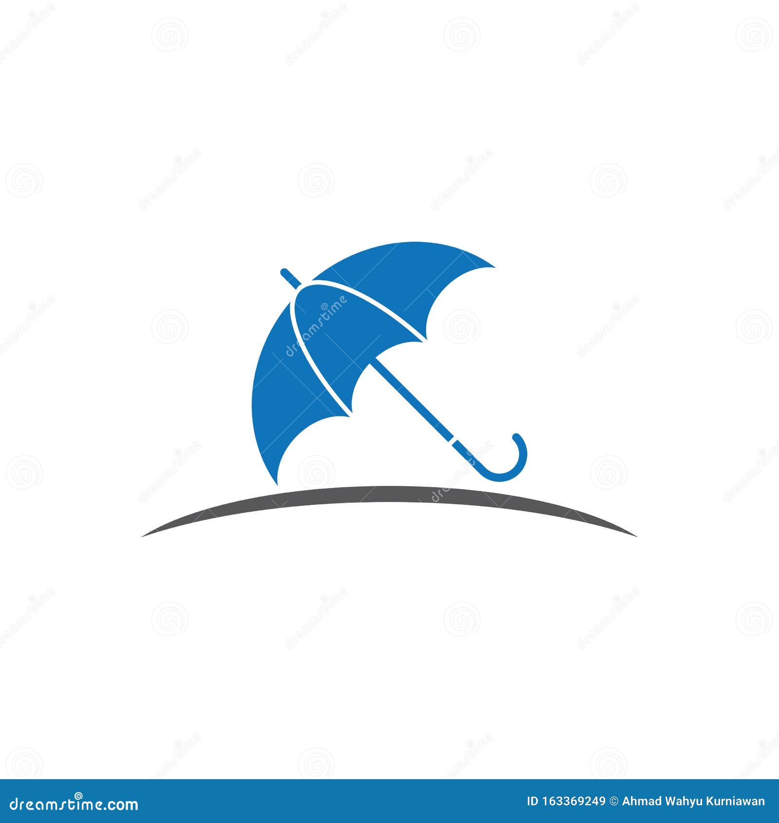 Umbrella logo concept stock vector. Illustration of weather 163369249