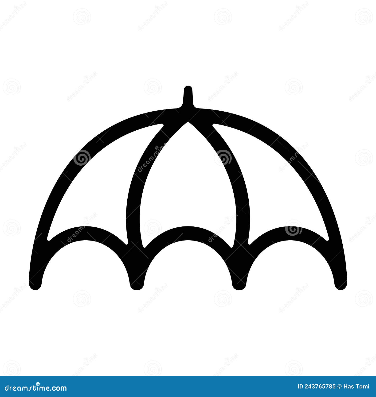 Umbrella Logo Design Illustration Vector Stock Vector Illustration of