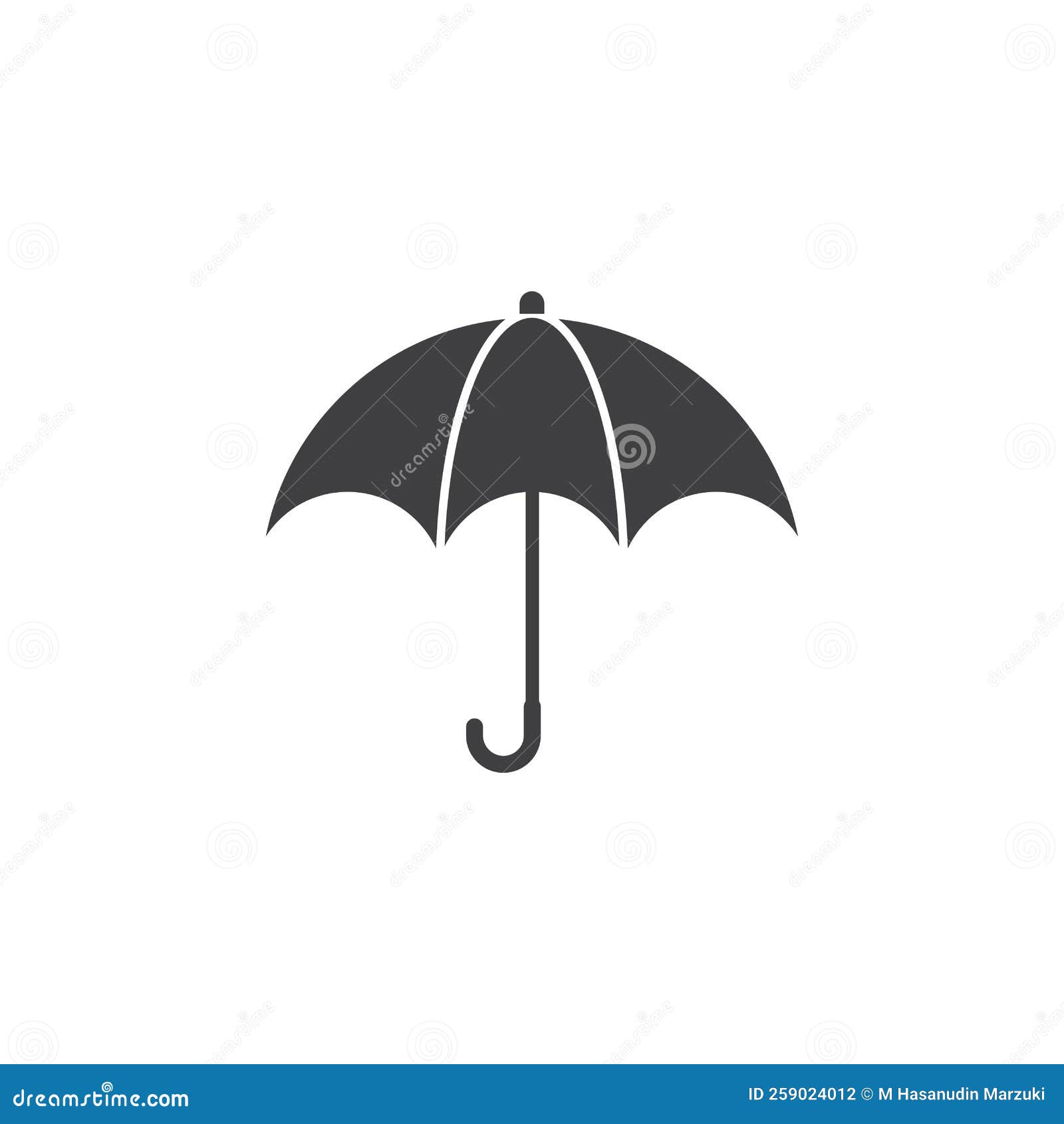 Umbrella logo vector stock illustration. Illustration of concept
