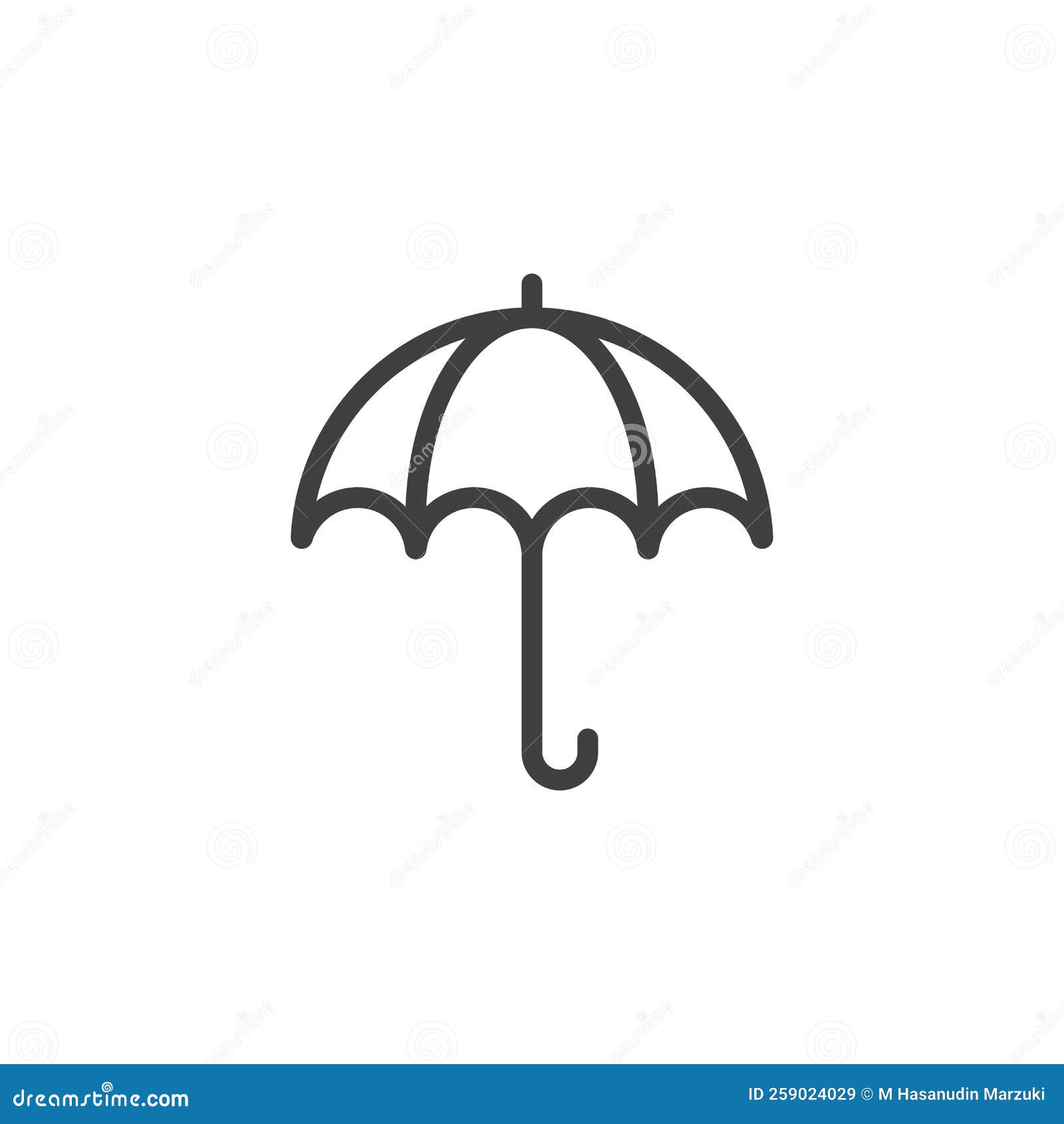 Umbrella logo vector stock illustration. Illustration of design 259024029