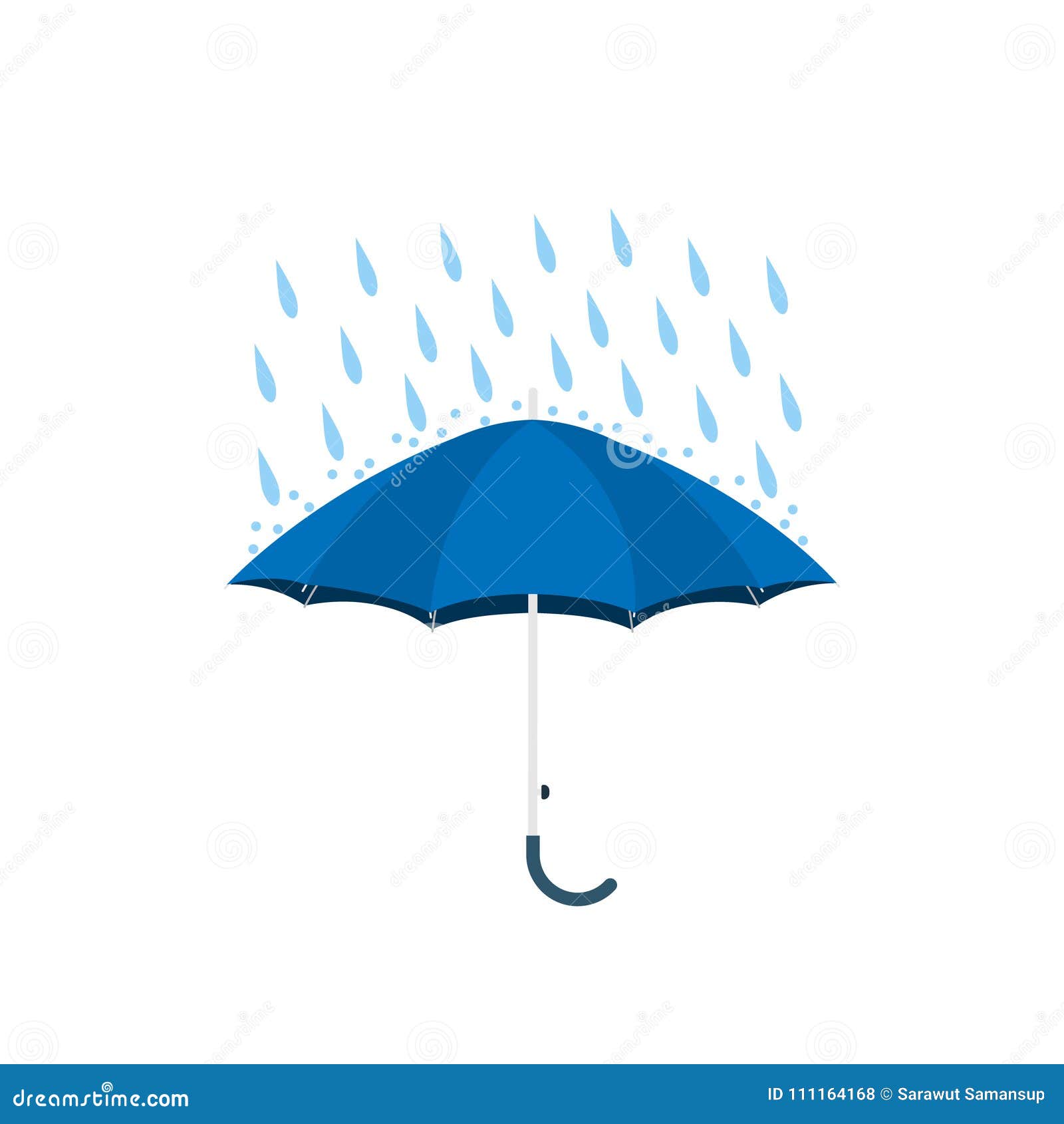 Umbrella Rain Symbol Vector Stock Vector Illustration of drop, icon