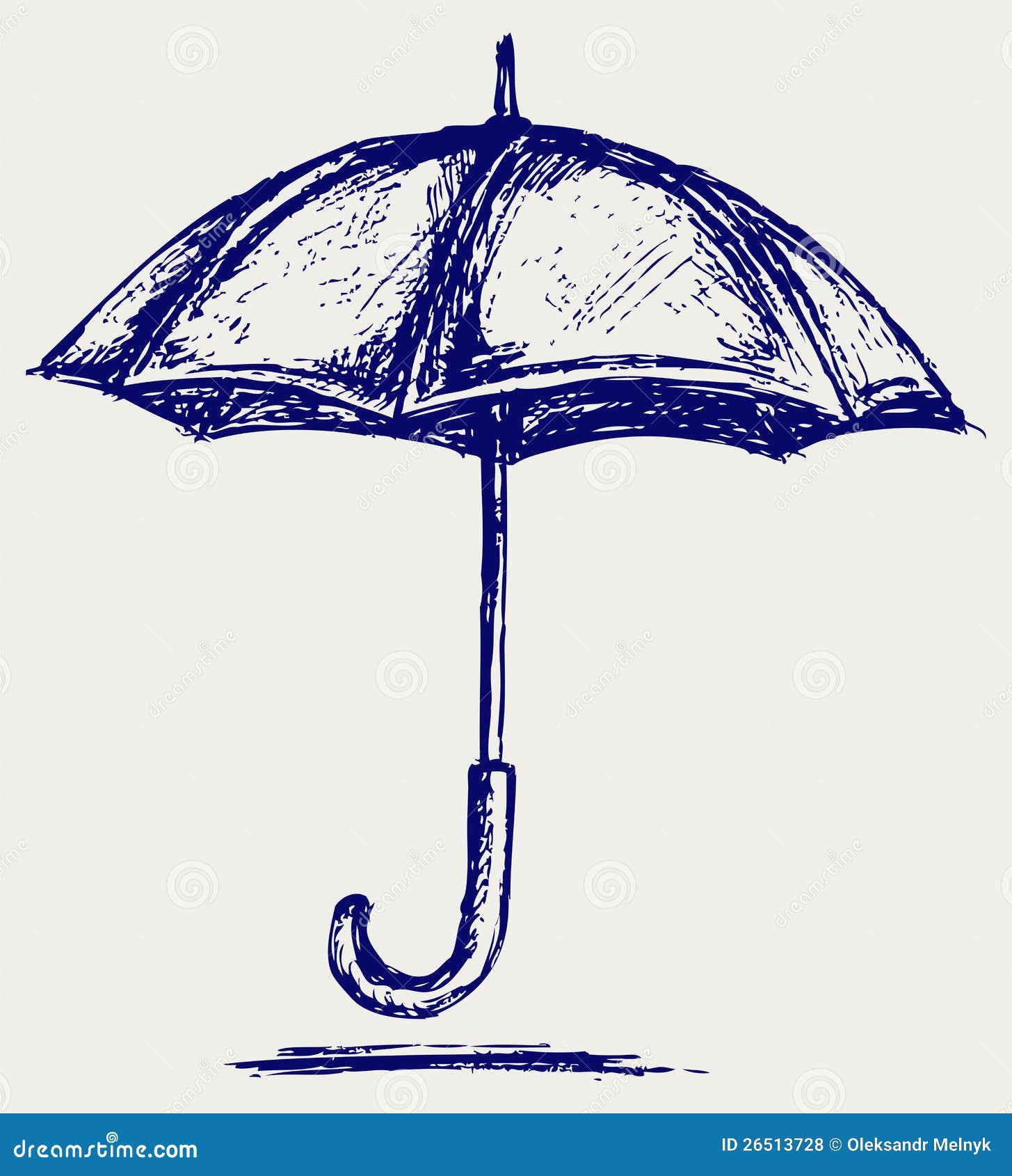 Learn How to Draw an Open Umbrella Everyday Objects Step by Step  Drawing  Tutorials