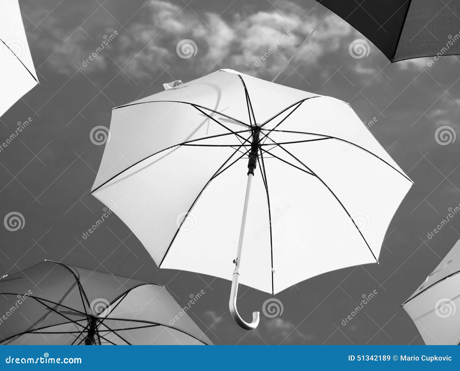 Umbrellas stock image. Image of ornament, building, decorative 51342189