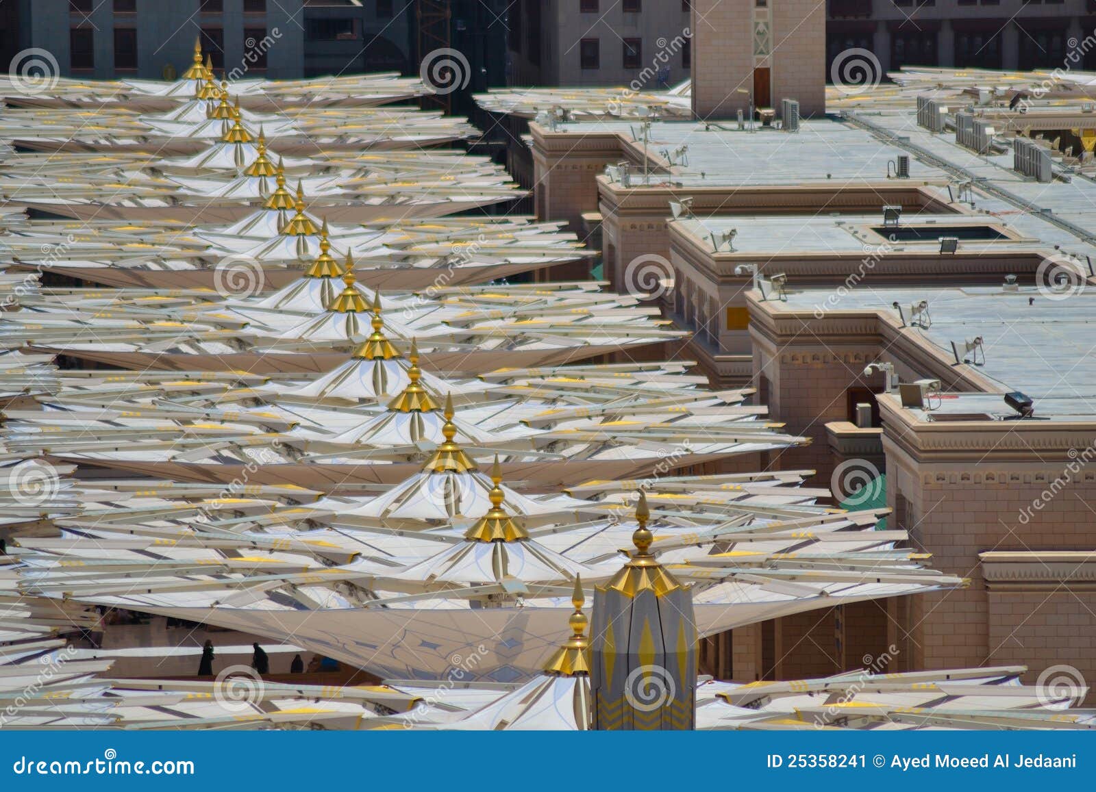 umbrellas in nabawi mosque