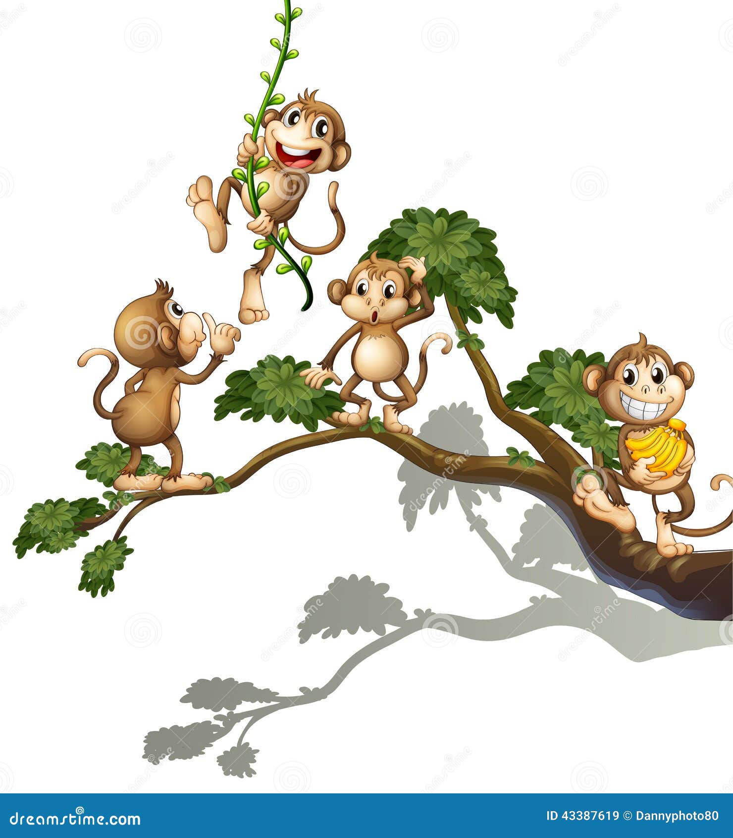 Decalcomania Da Muro Dell'albero Della Scimmia, Decalcomania Da - Foto 4