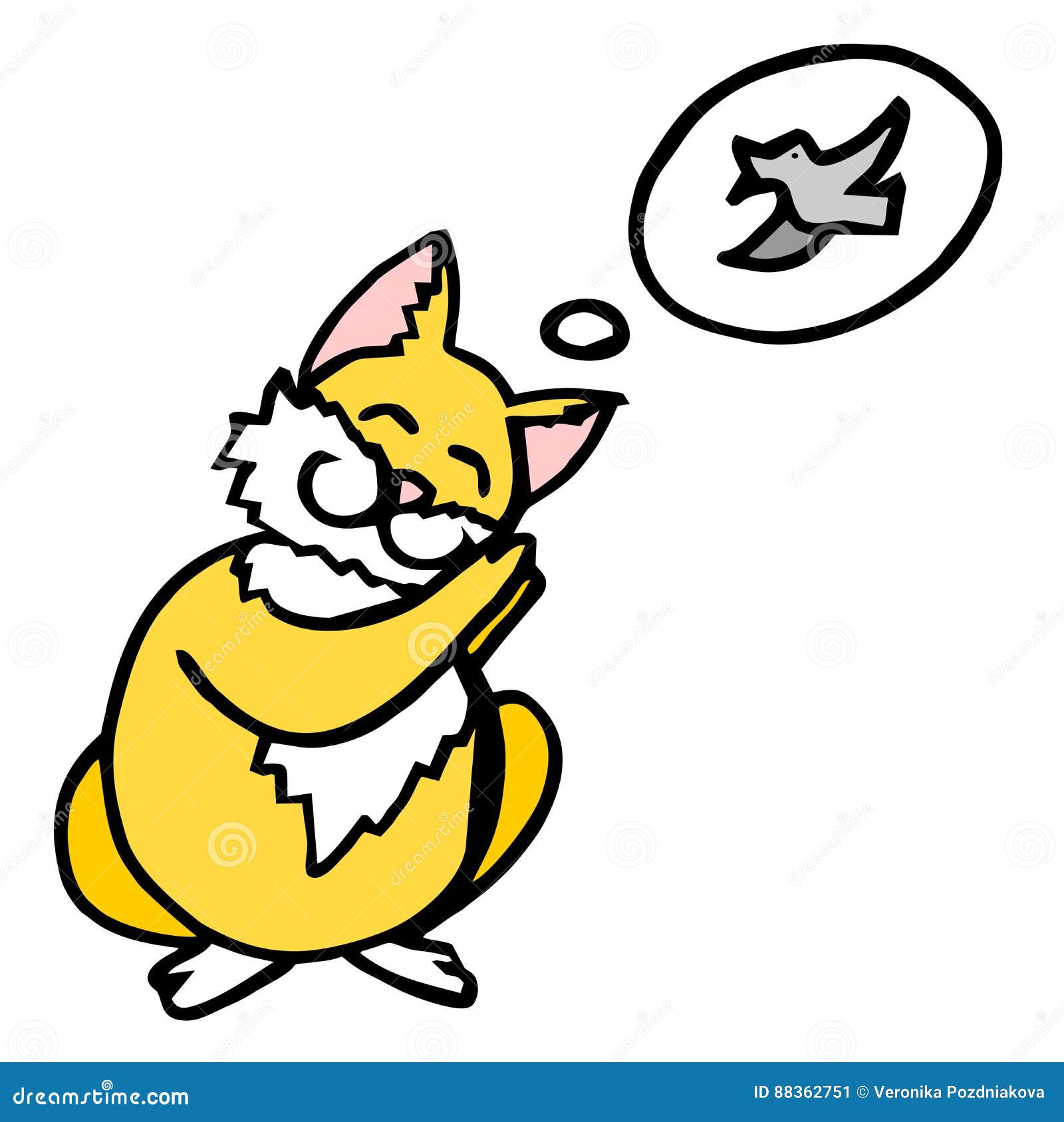 Un Caractere Est Un Chat Rouge Qui Reve D Un Oiseau Illustration Illustration De Vecteur Illustration Du Rouge Chat Un Caractere Est Un Chat Rouge Qui Reve D Un Oiseau Illustration Illustration De Vecteur Illustration Du Rouge Chat