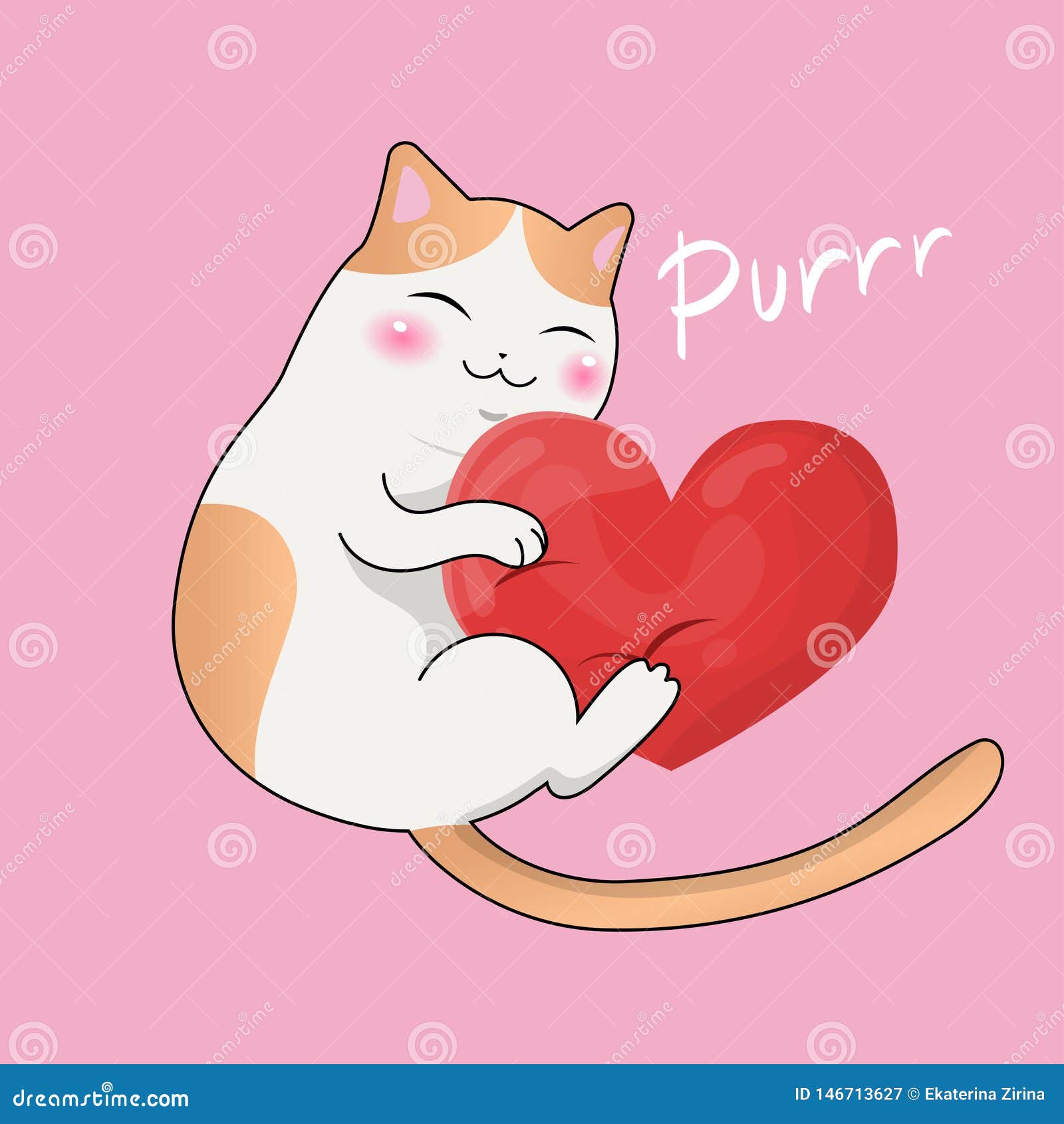 Un Chaton Mignon De Kawaii De Sommeil Etreint Un Oreiller En Forme De Coeur Copie Pour Le T Shirt Ou La Carte De Voeux Et Plus Im Illustration Stock Illustration Du Dessin Un Chaton Mignon De Kawaii De Sommeil Etreint Un Oreiller En Forme De Coeur Copie Pour Le T Shirt Ou La Carte De Voeux Et Plus Im Illustration Stock Illustration Du Dessin