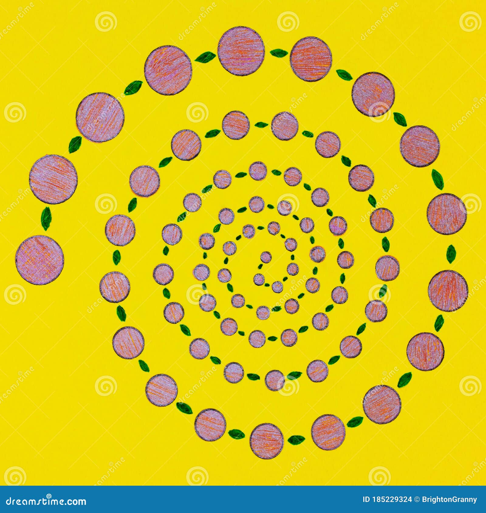 Un Dibujo a Mano De Círculos En Espiral. Stock de ilustración - Ilustración de puntos, trazado: 185229324 Un Dibujo a Mano De Círculos En Espiral. Stock de ilustración - Ilustración de puntos, trazado: 185229324
