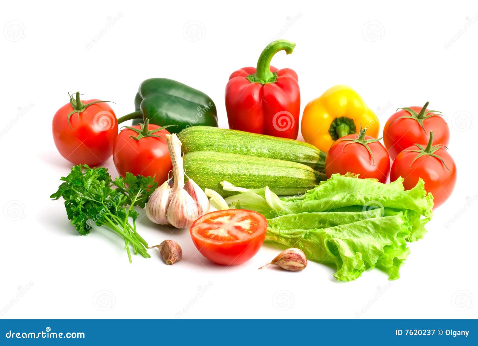 Un Grupo De Diversas Verduras Frescas Imagen de archivo - Imagen