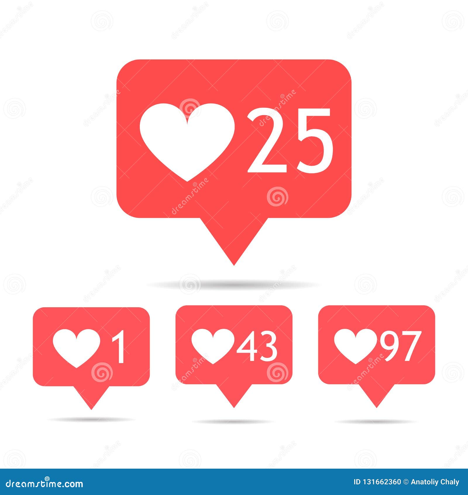 Que Significa M X M En Instagram Un Insieme Di Contro Instagram Di Notifiche Delle Icone Seguicamma
