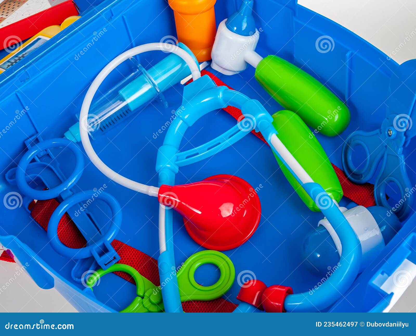 Estetoscopio, Juguetes De Plástico Para Niños, Concepto Médico