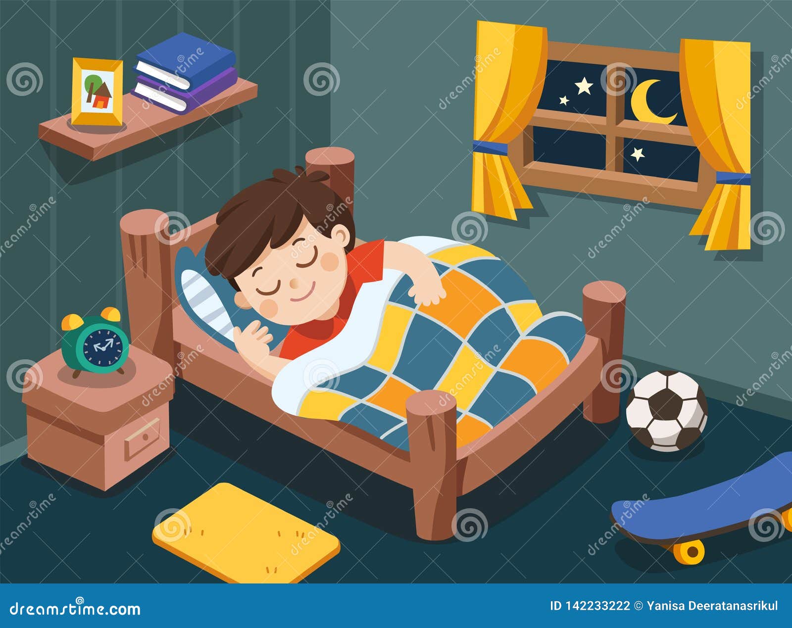 Un Niño Pequeño Que Duerme En Sueños De La Esta Noche Ilustración del Vector - Ilustración de tenencia, bedtime: 142233222 Un Niño Pequeño Que Duerme En Sueños De La Esta Noche Ilustración del Vector - Ilustración de tenencia, bedtime: 142233222