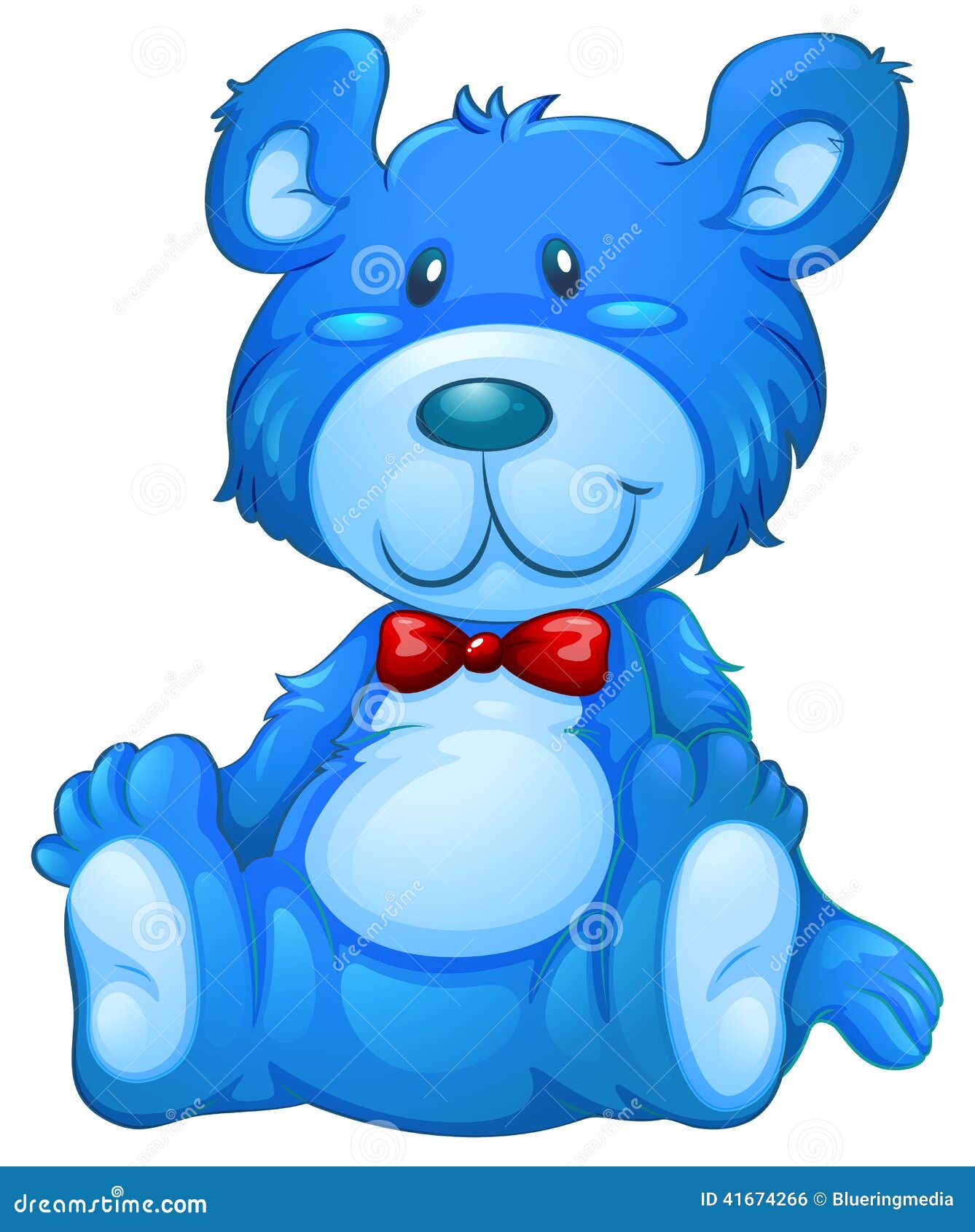 nounours bleu