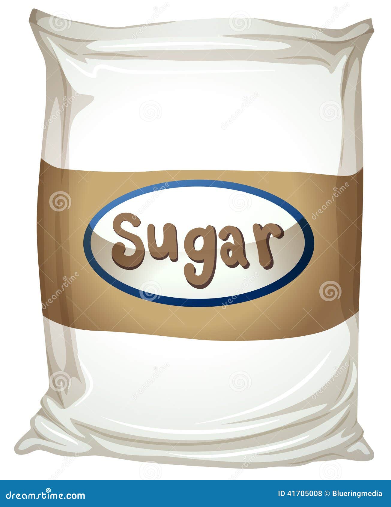 illustration stock un paquet de sucre image