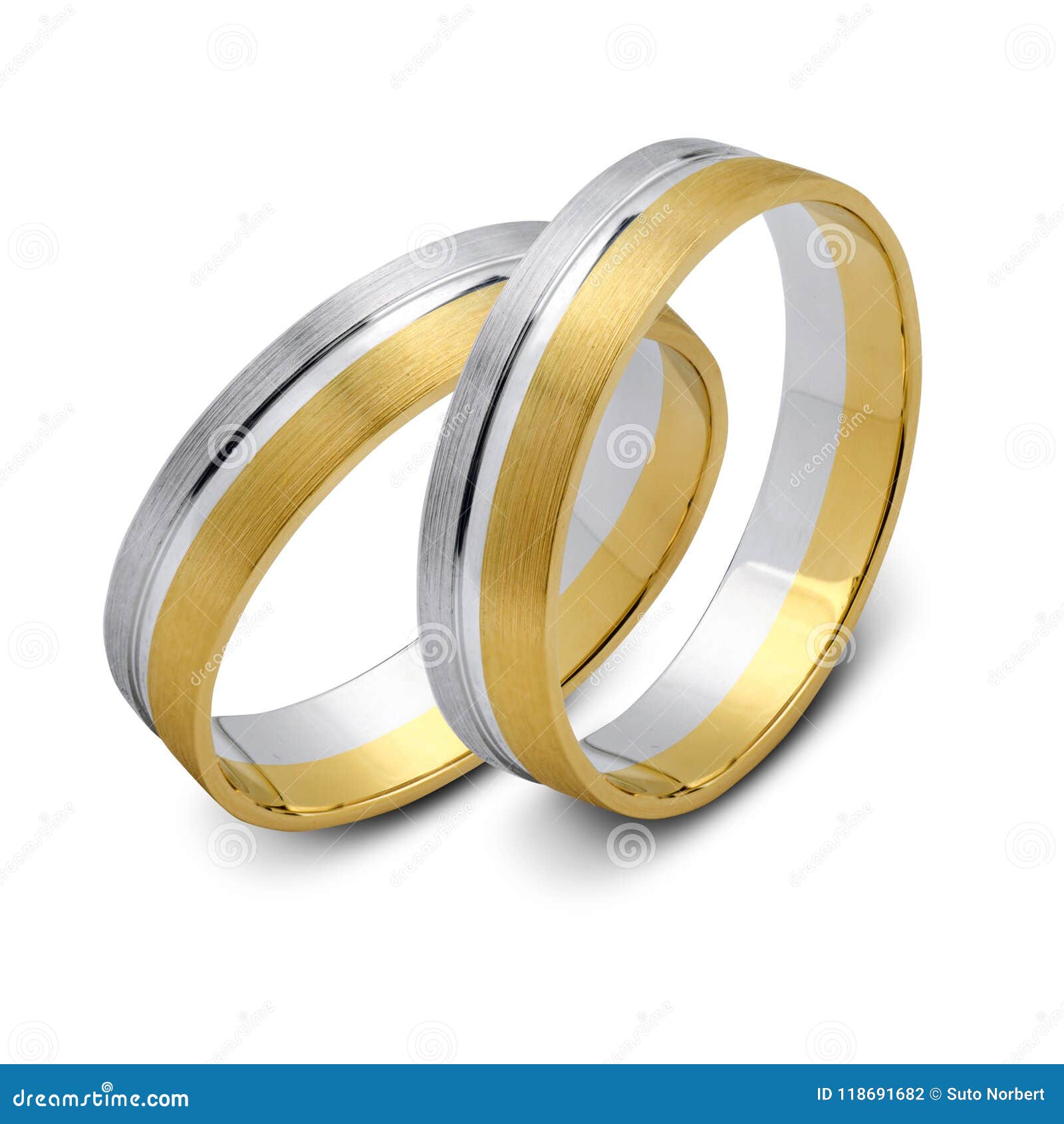 Un par de anillos de bodas foto de archivo. Imagen -