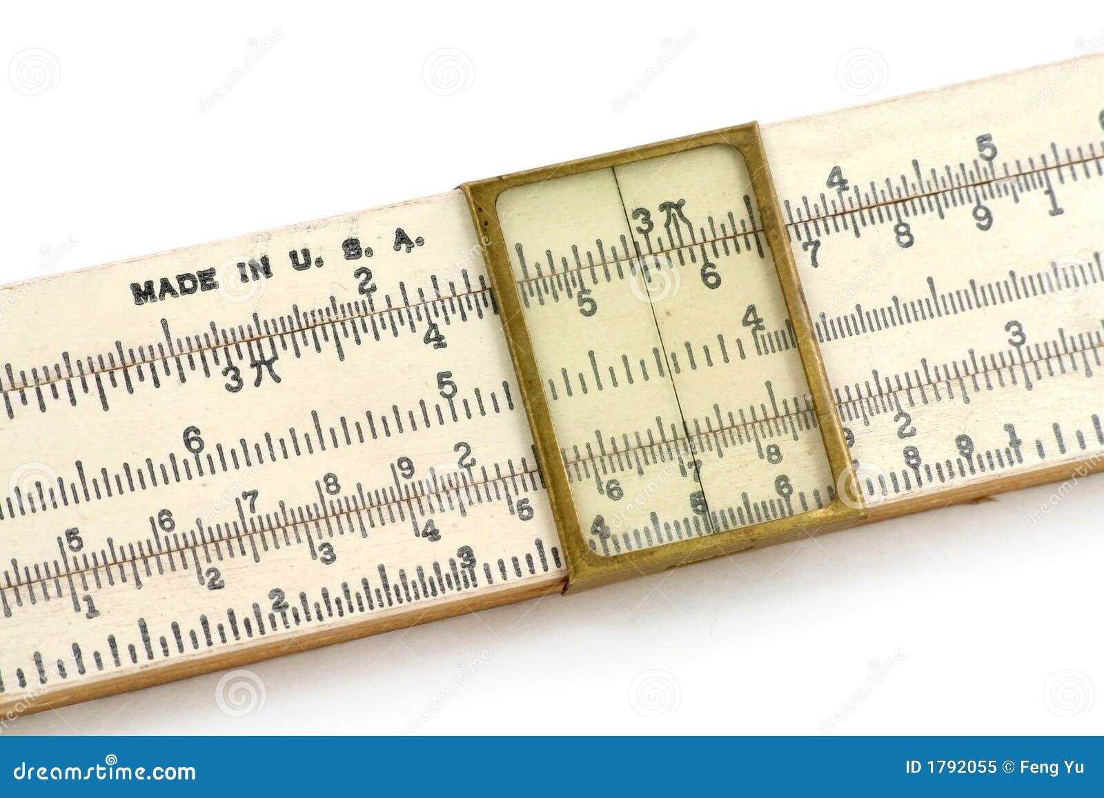 Un regolo calcolatore immagine stock. Immagine di antico - 1792055